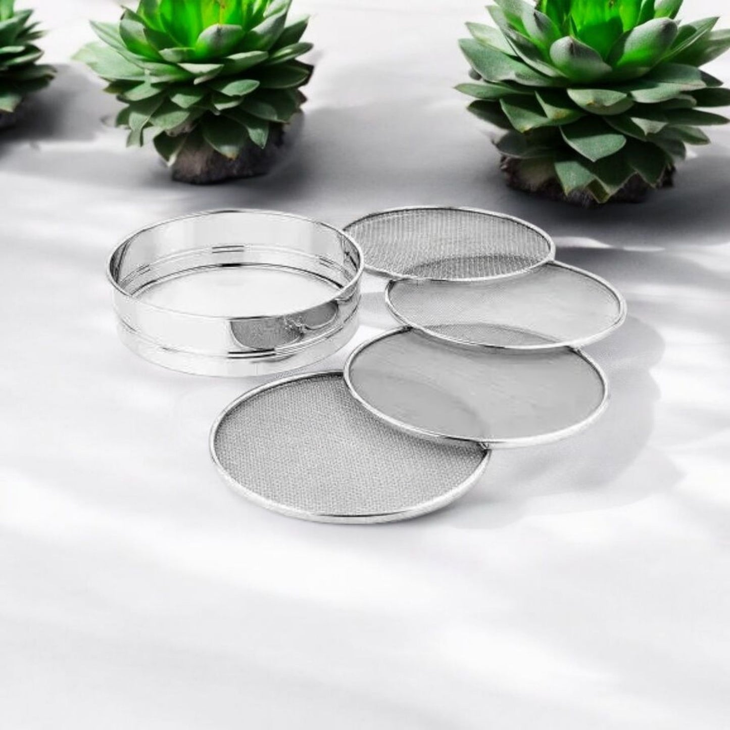 Stainless Steel Multi-Mesh Flour Sieve Set
