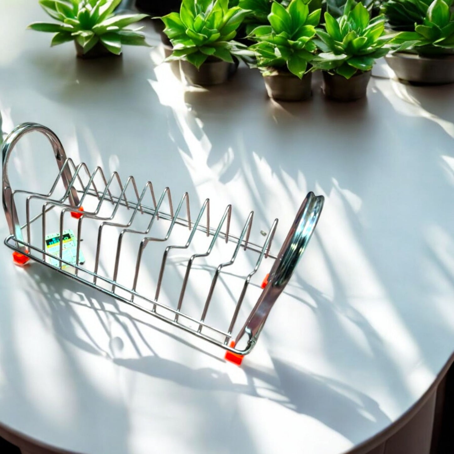 Stainless Steel Compact Plate Stand