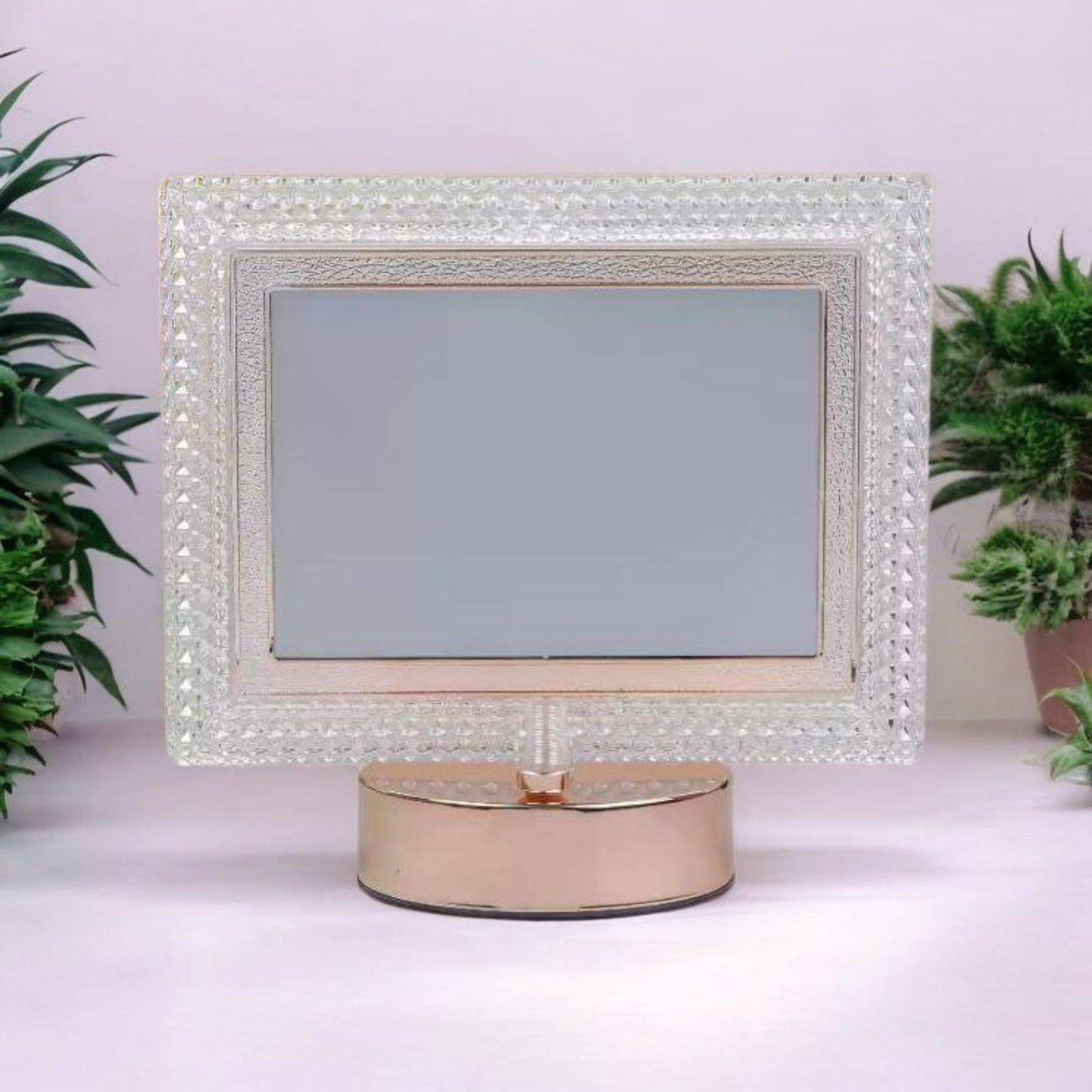 Elegant Crystal-Edge LED Photo Frame