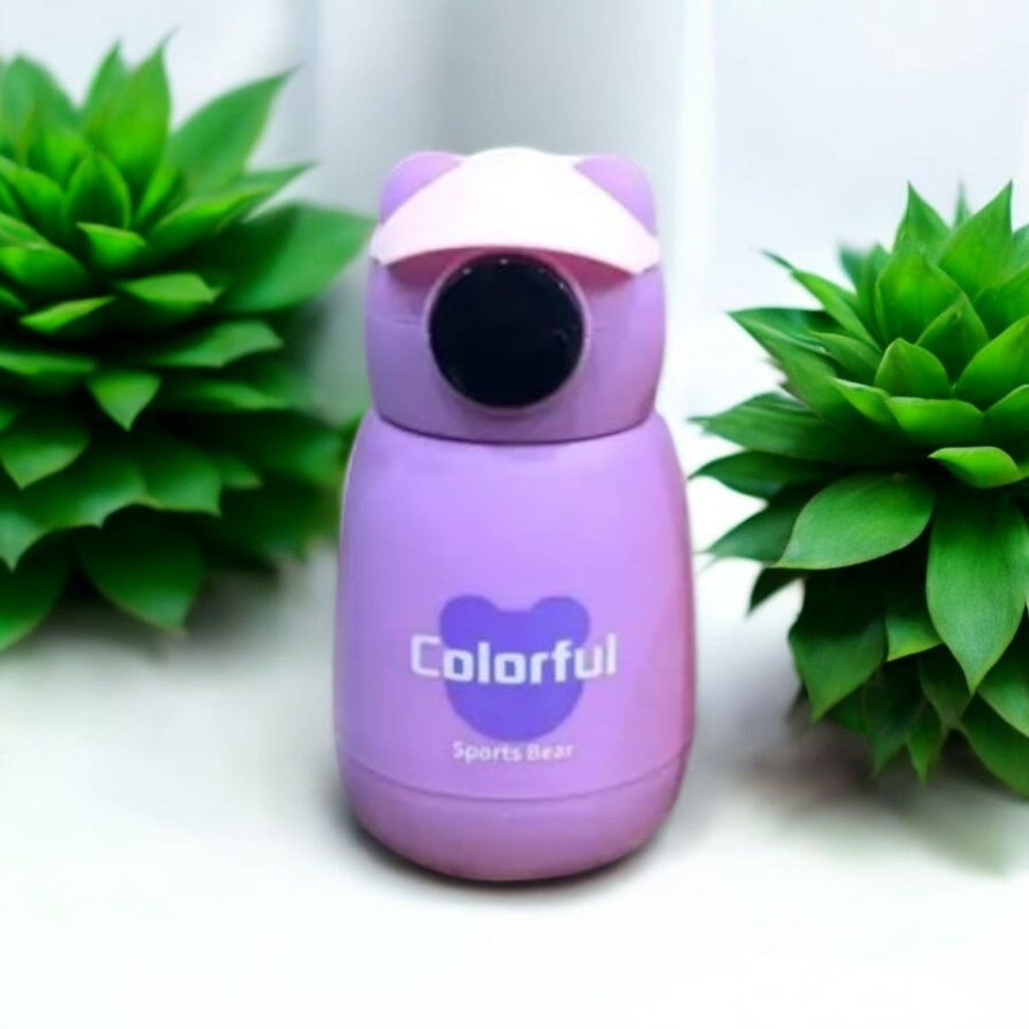 Cute Bear-Shaped Kids Water Bottle 450ml