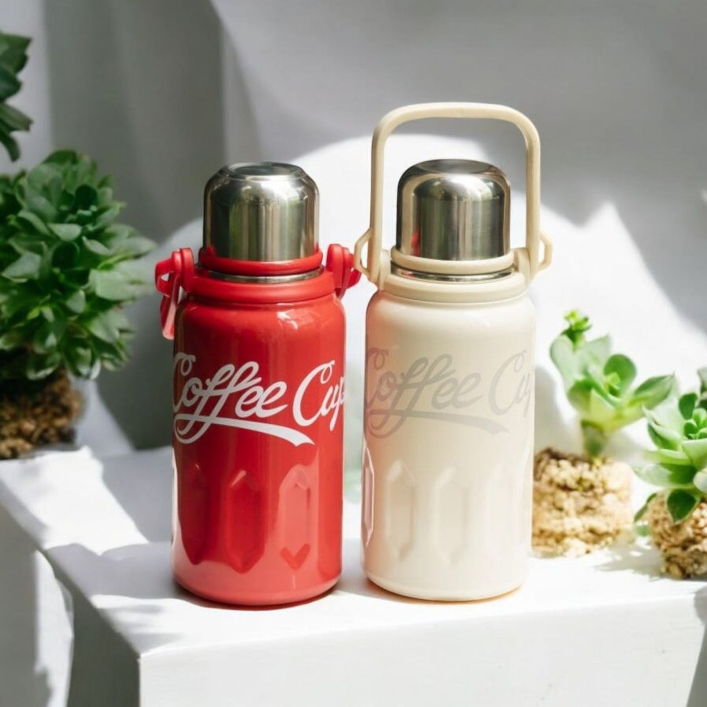 Water Bottle with Handle Lid 800ml