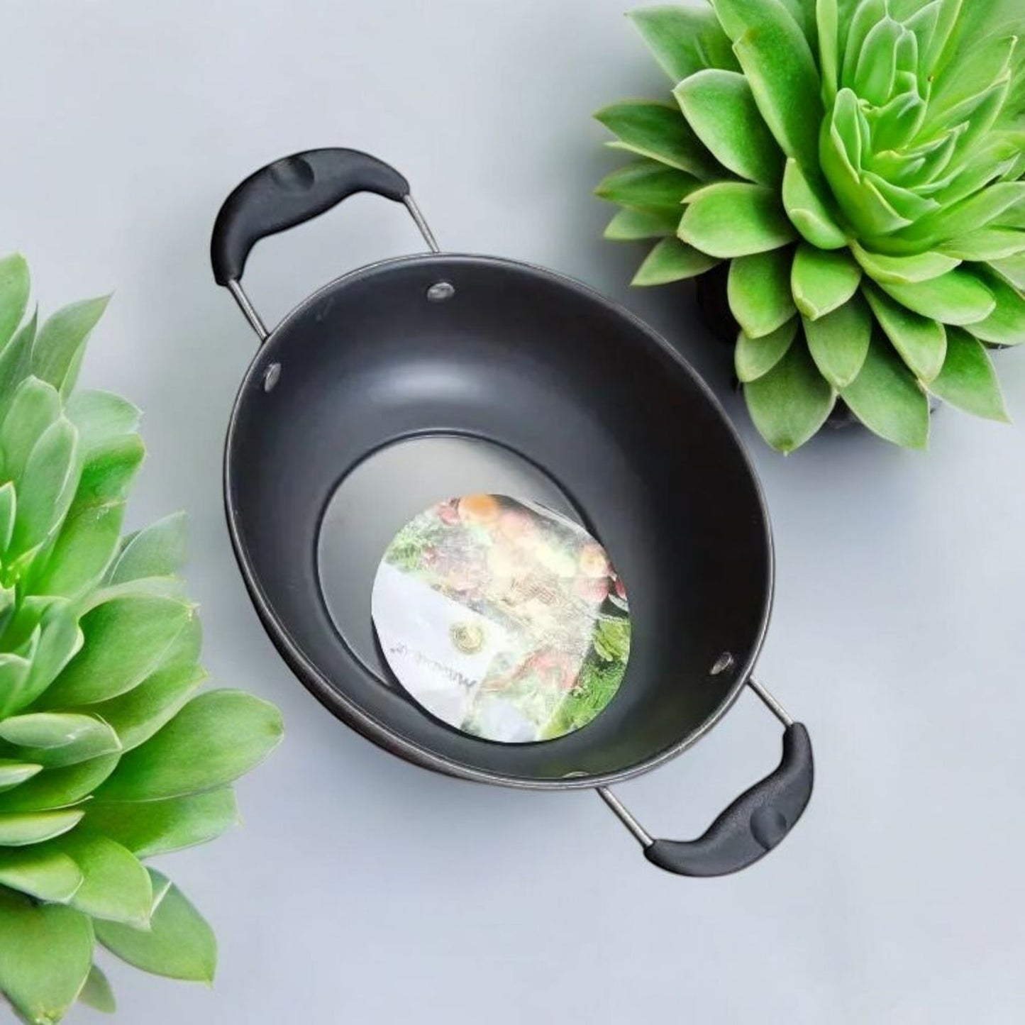 Non Stick Oval Kadhai with Dual Handles