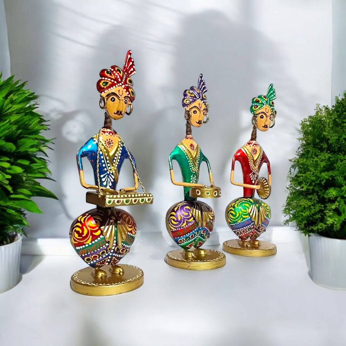 Colorful Musician Figurine Set