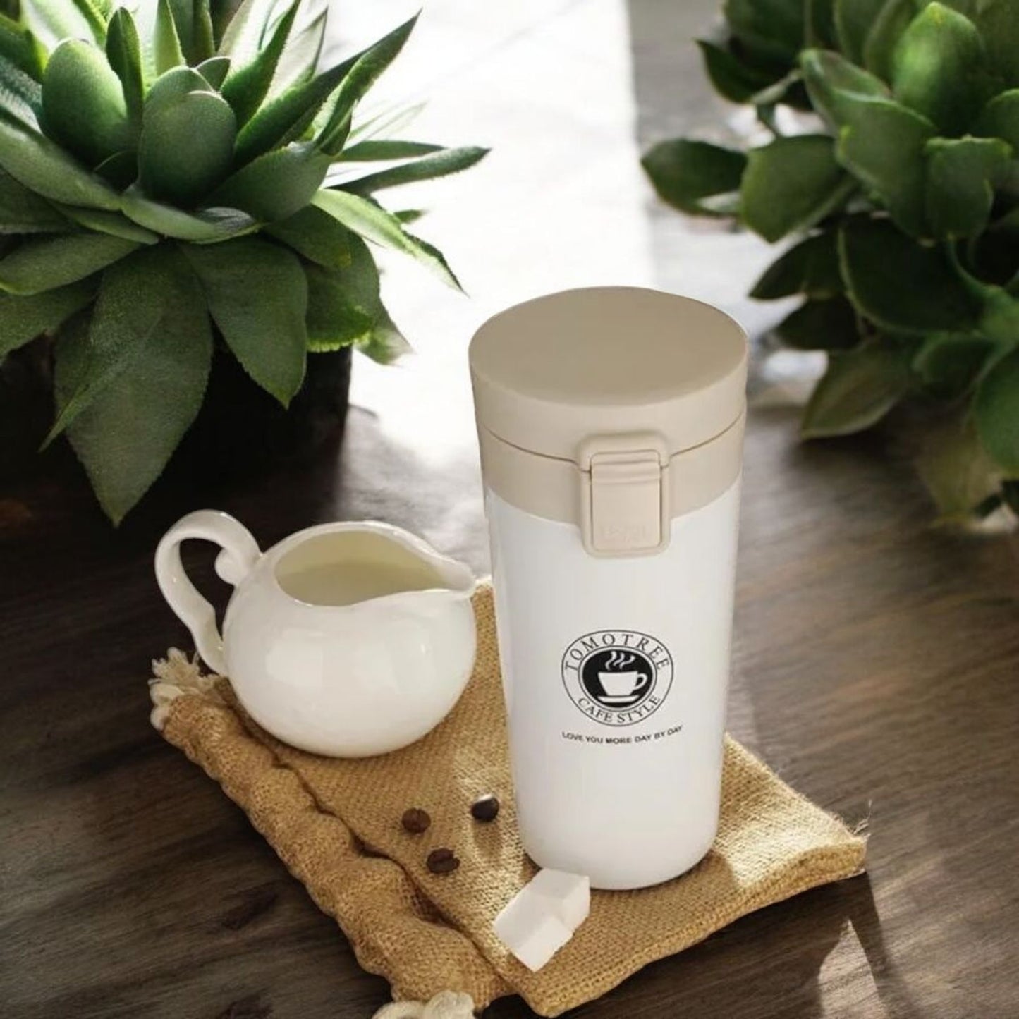Cafe Style Leakproof Coffee Tumbler
