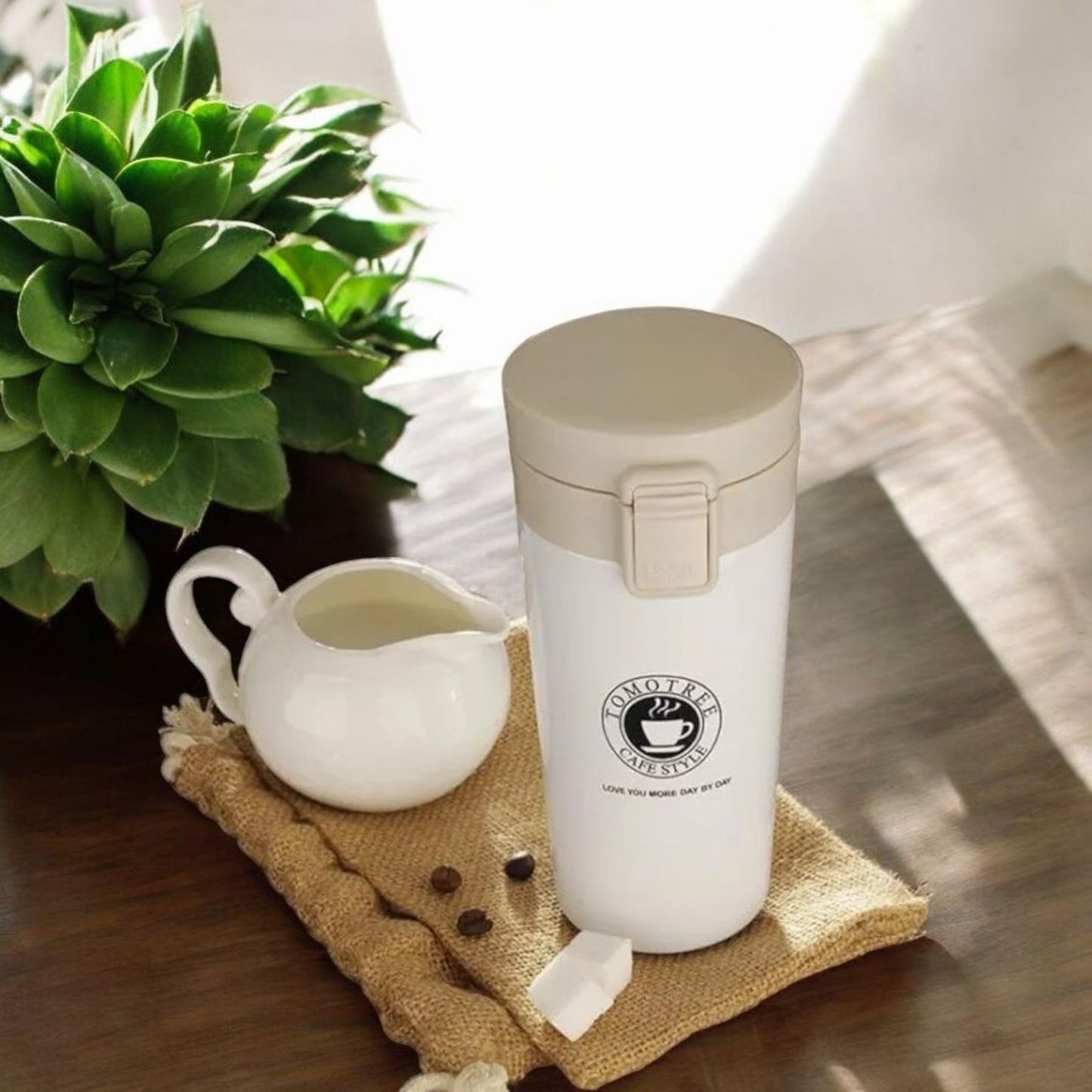 Cafe Style Leakproof Coffee Tumbler