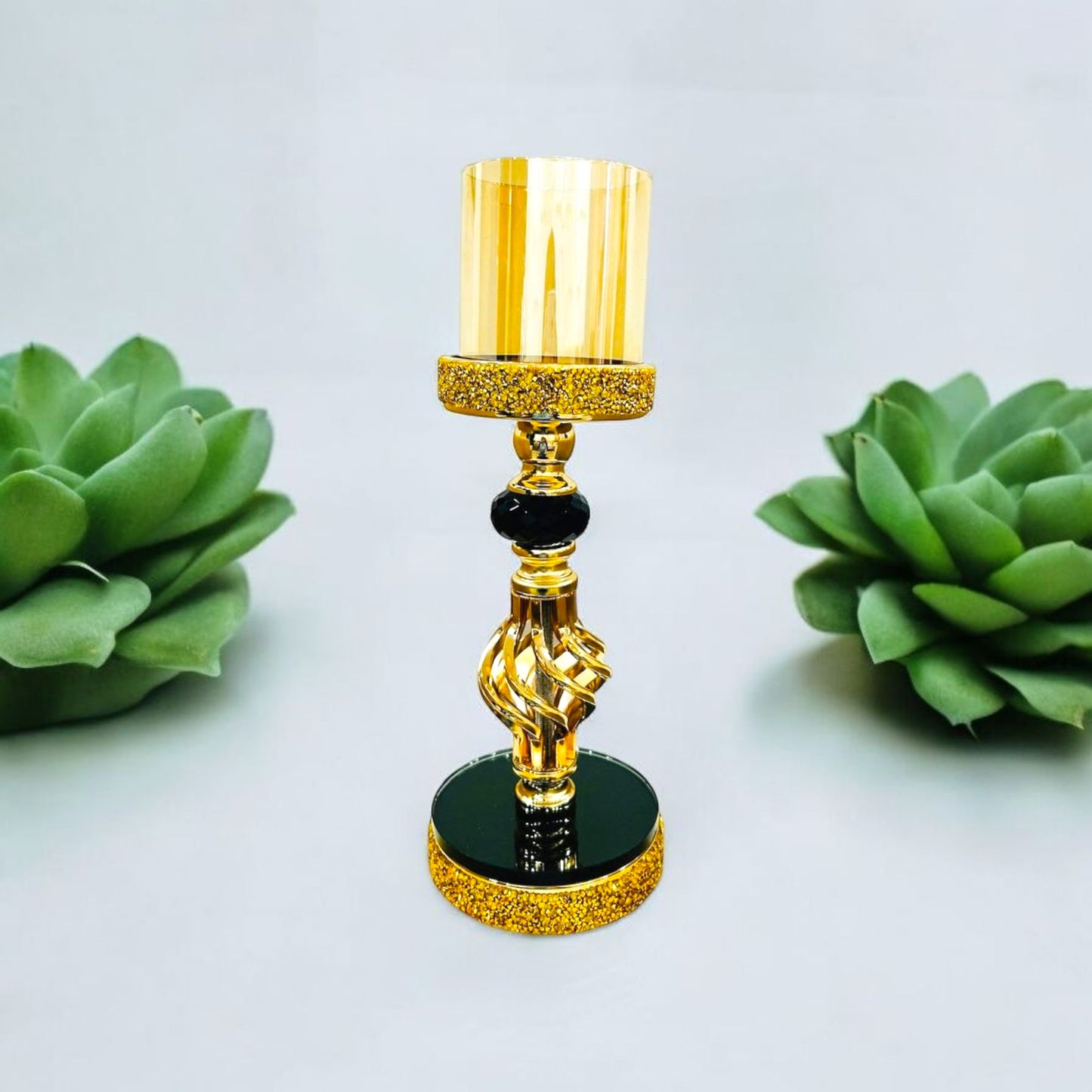 Gold Candle Holder Stand