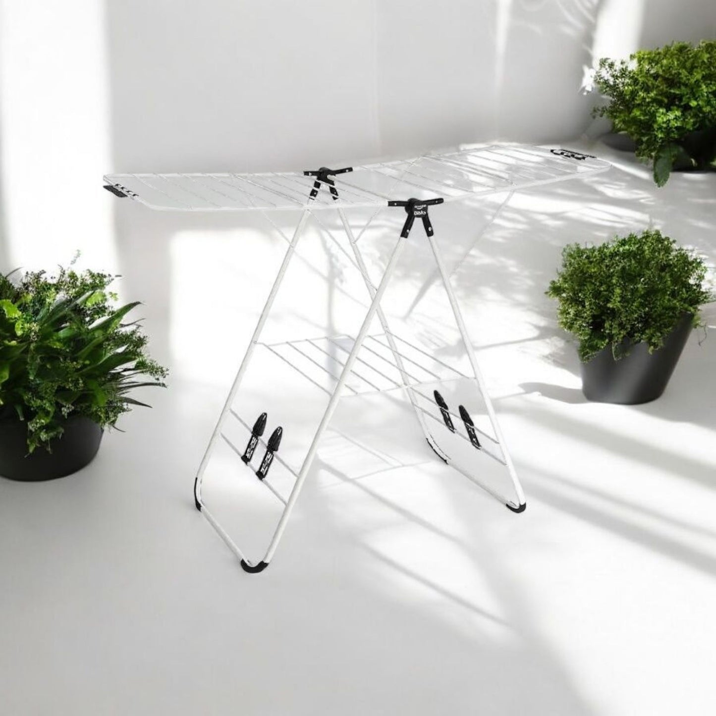 Foldable Metal Clothes Drying Rack Stand