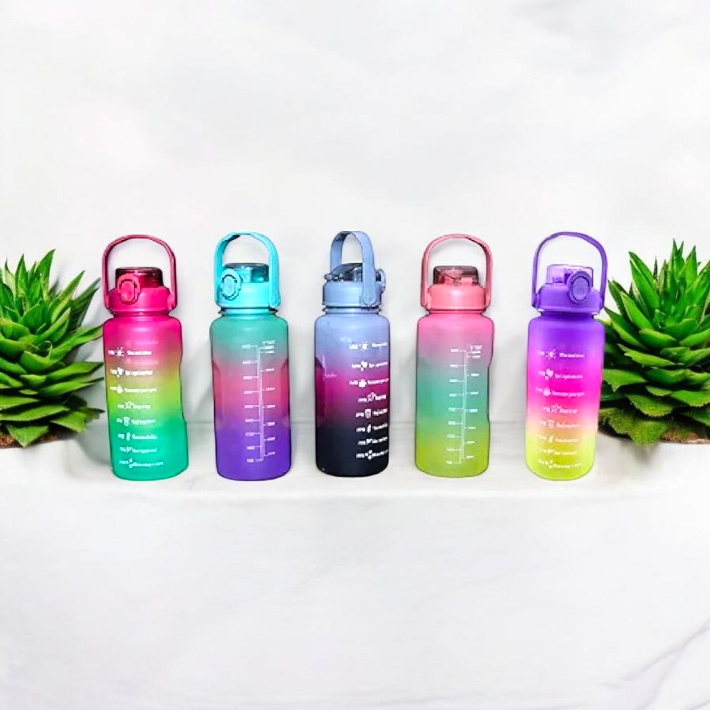Motivational Water Bottle 2000ml