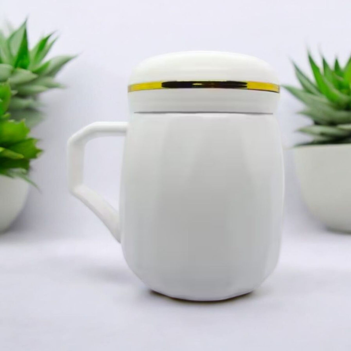 Ceramic Mug with Lid 100ml