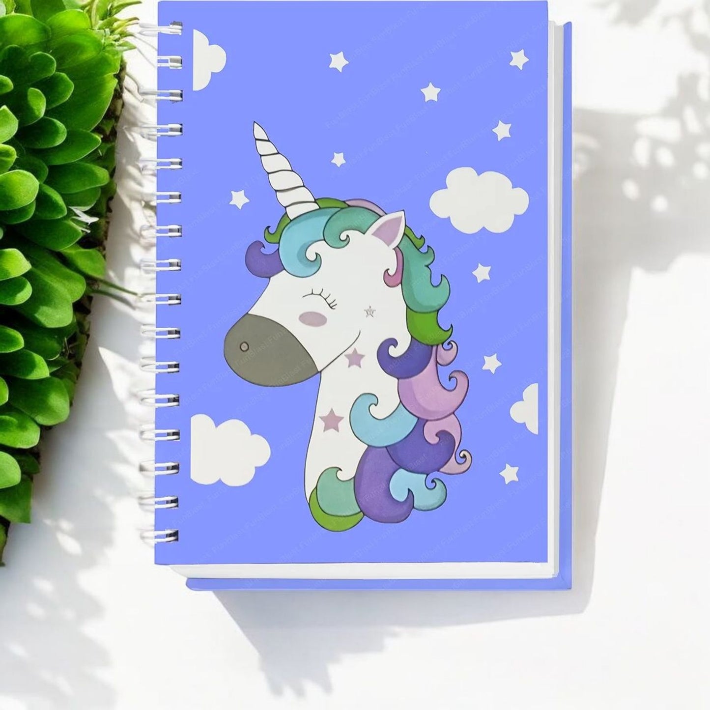 Adorable Unicorn Spiral Notebook