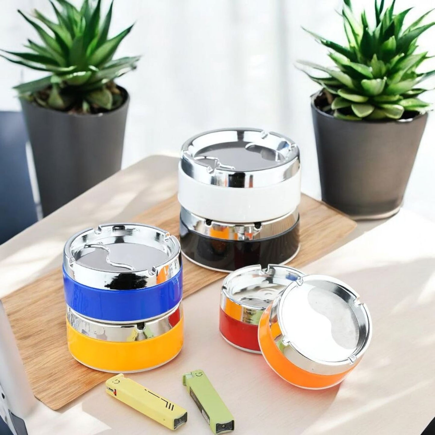 Revolving Ashtrays