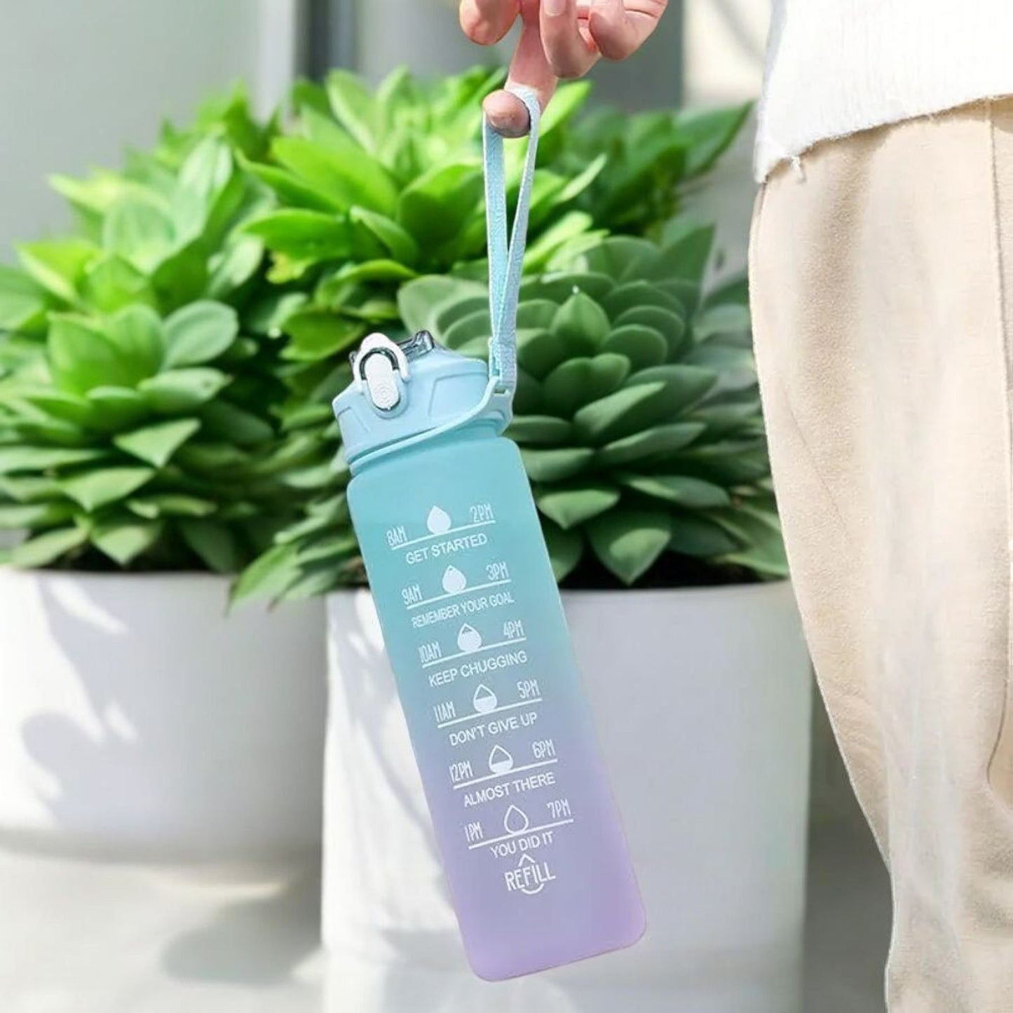 Motivational Water Bottle 1000ml
