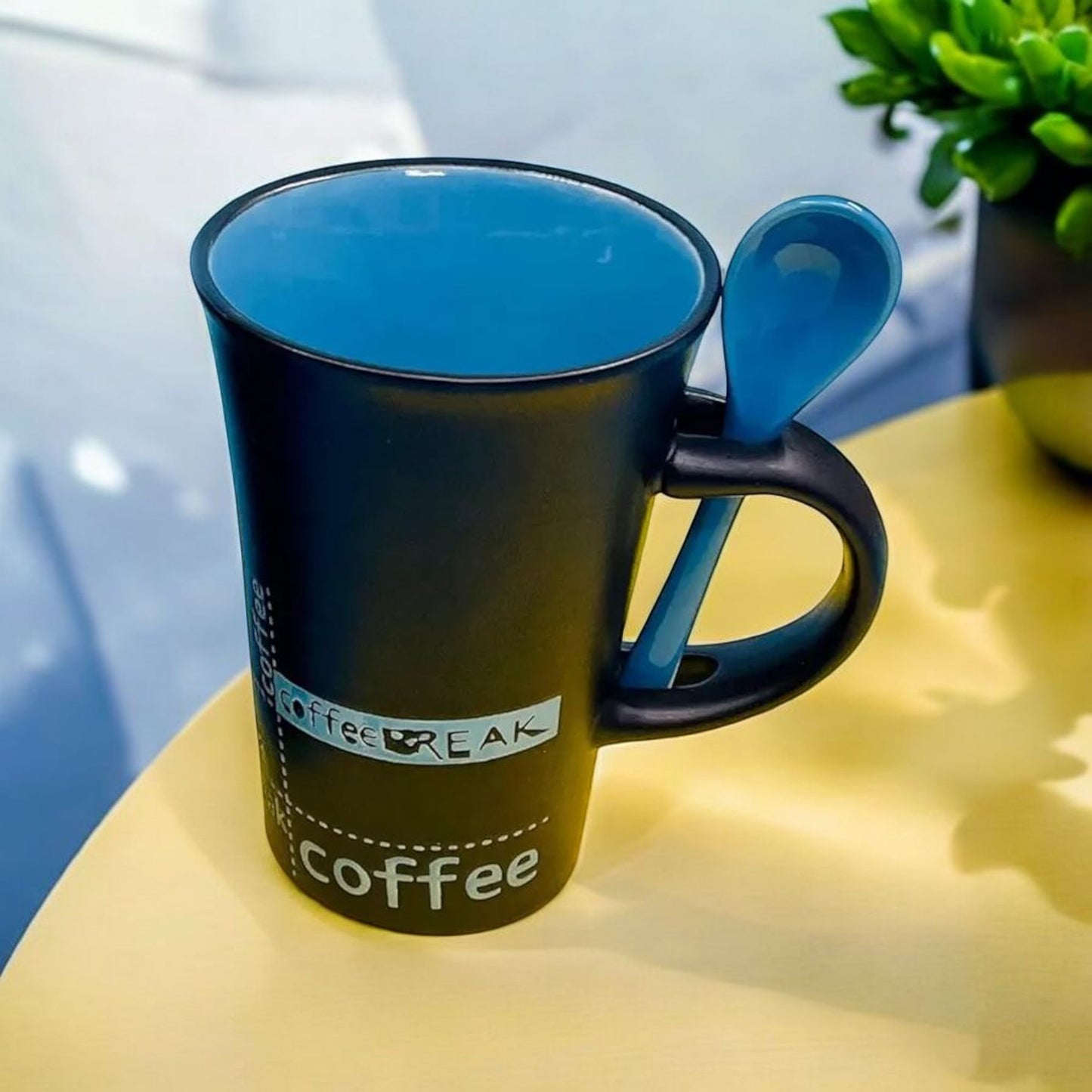 Coffee Mug With Spoon 250ml