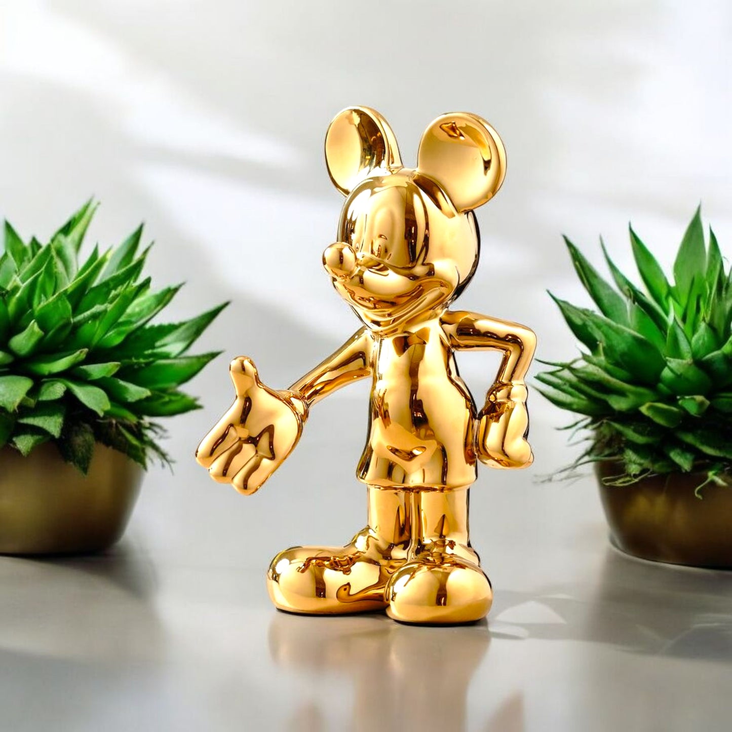 Gold Mickey Mouse Figurine