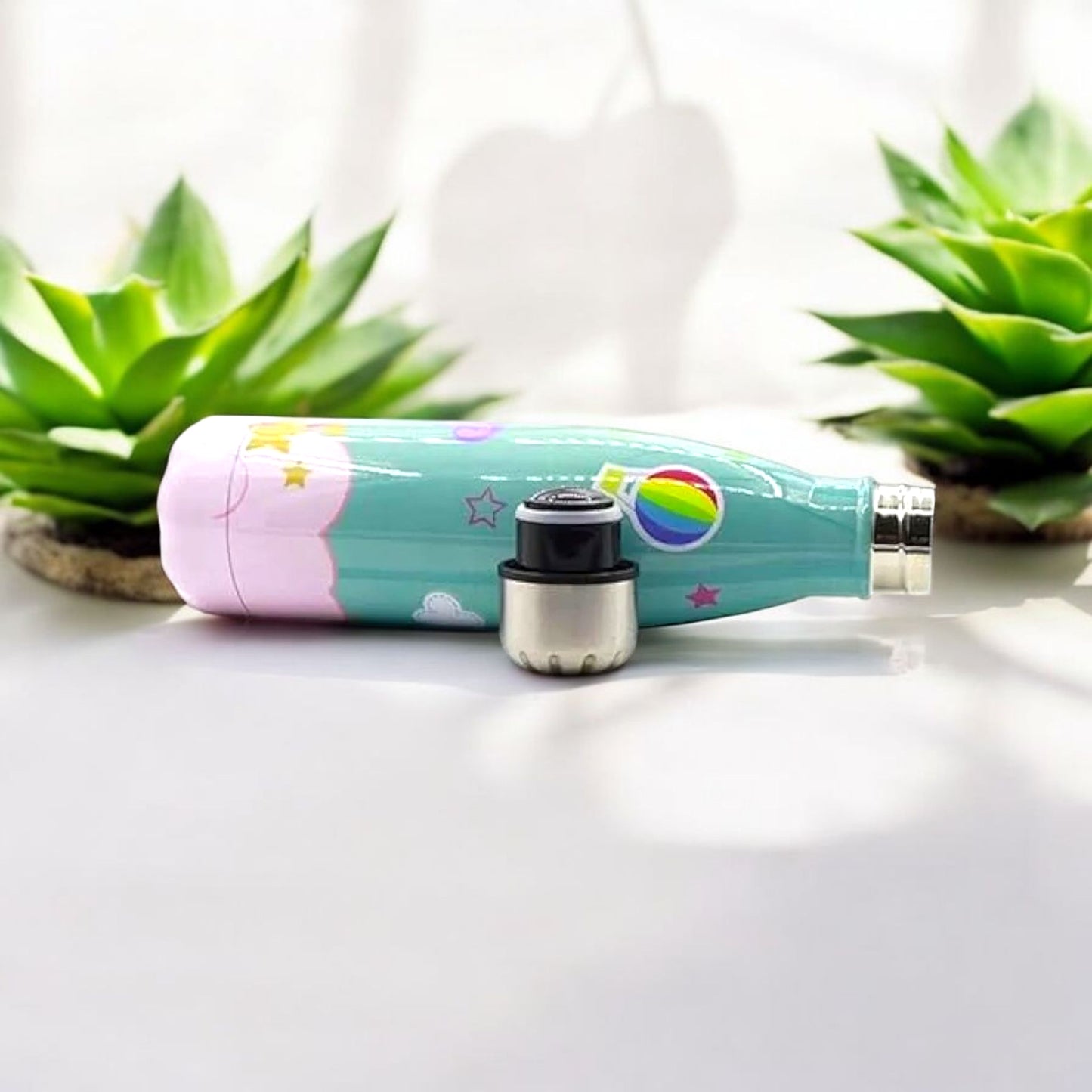 Cute Unicorn Printed Steel Bottle 500ml