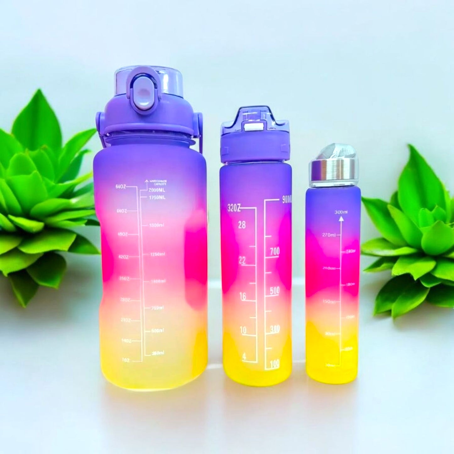Motivational Water Bottle 2000ml