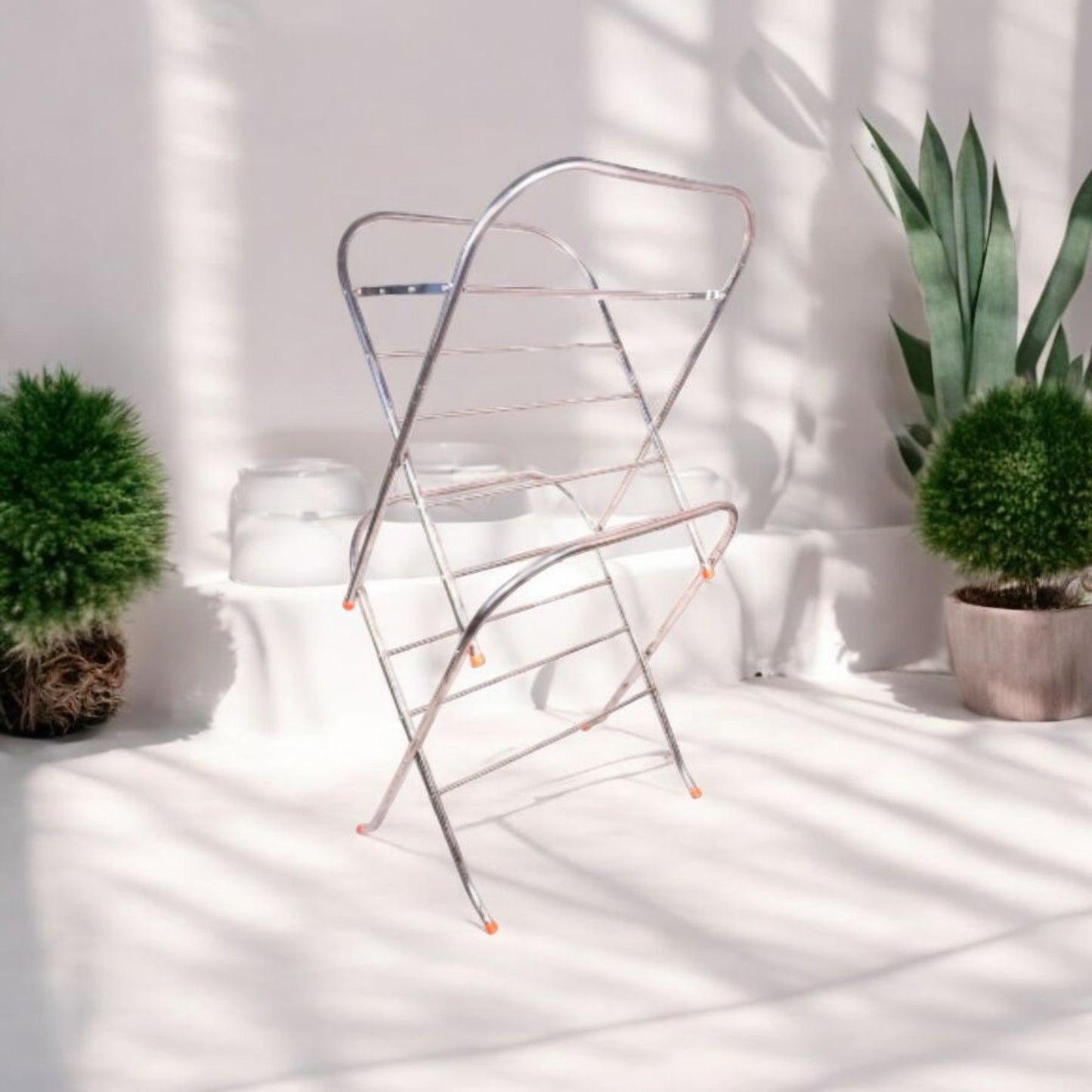 Stainless Steel Foldable X-Frame Laundry Drying Rack