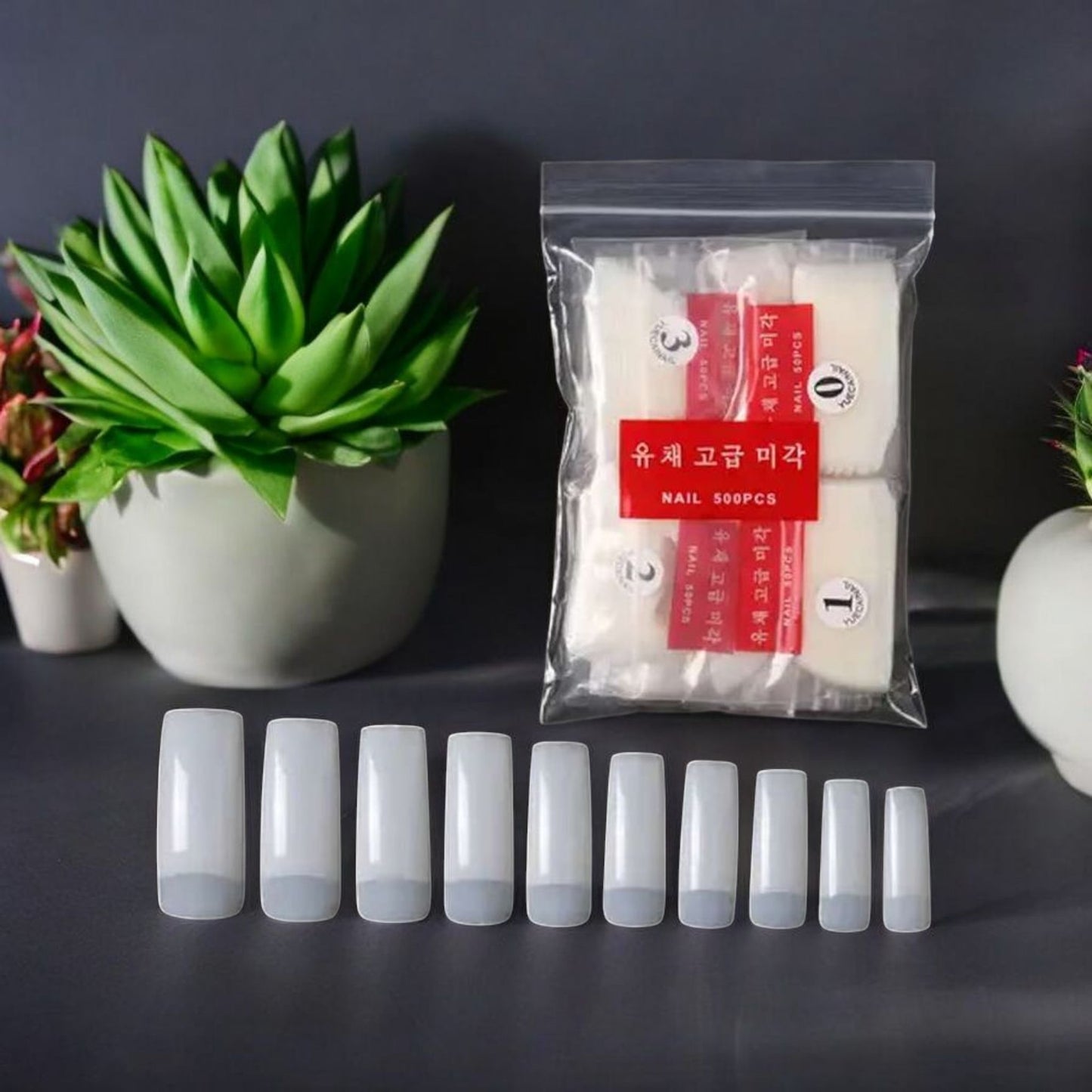 Full Cover Artificial Nail Tips Set