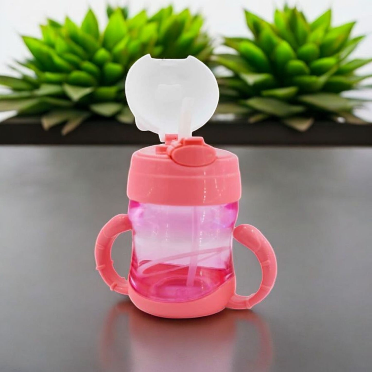 Cute Bunny Sipper Cup with Handle