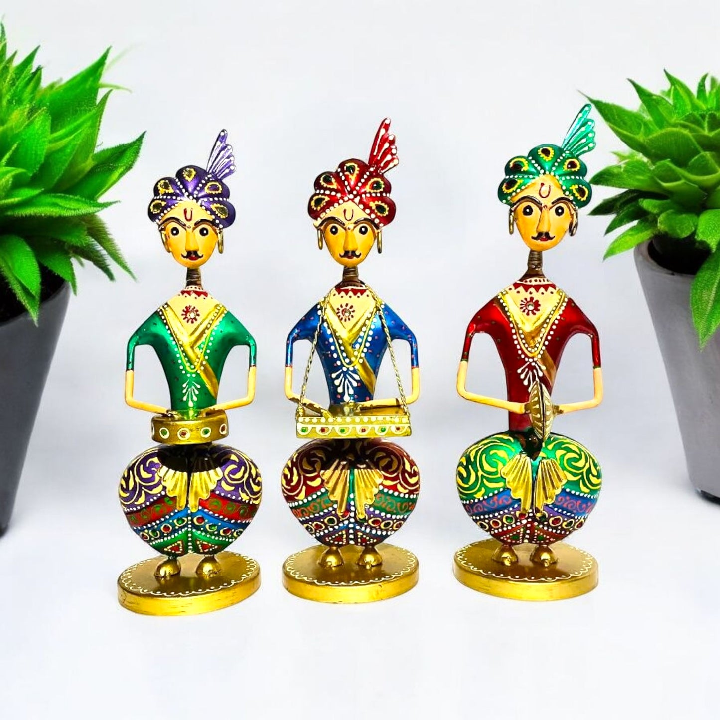Colorful Musician Figurine Set