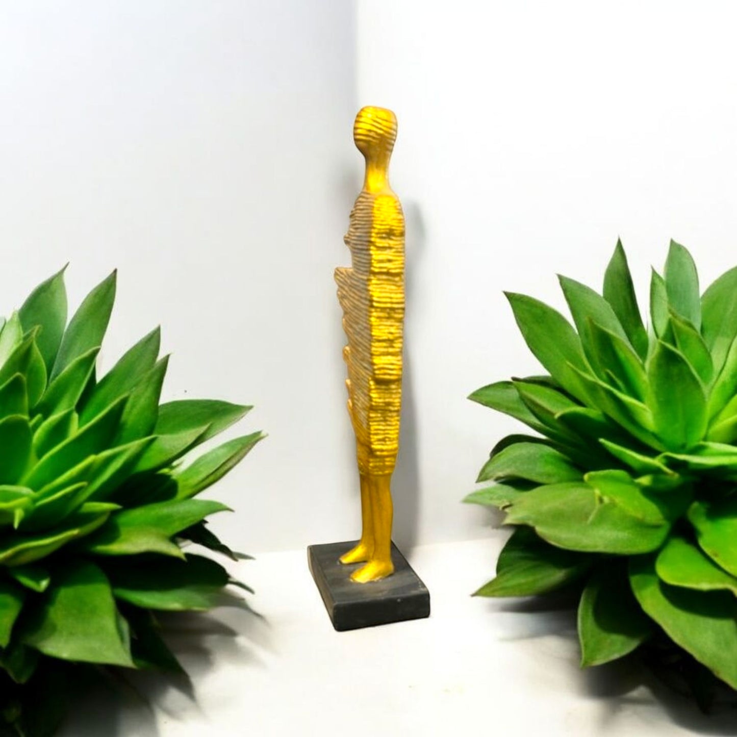 Golden Abstract Statue