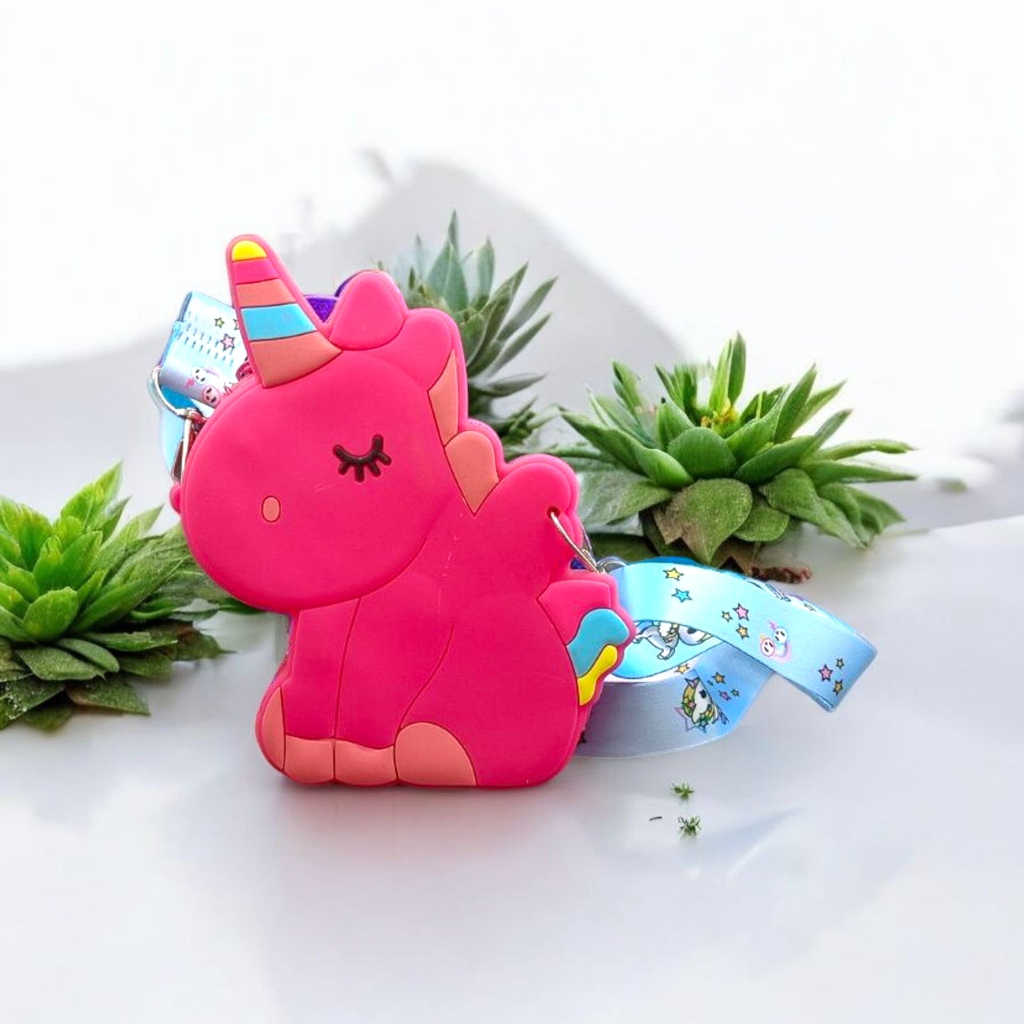 Adorable Pink Unicorn Crossbody Bag
