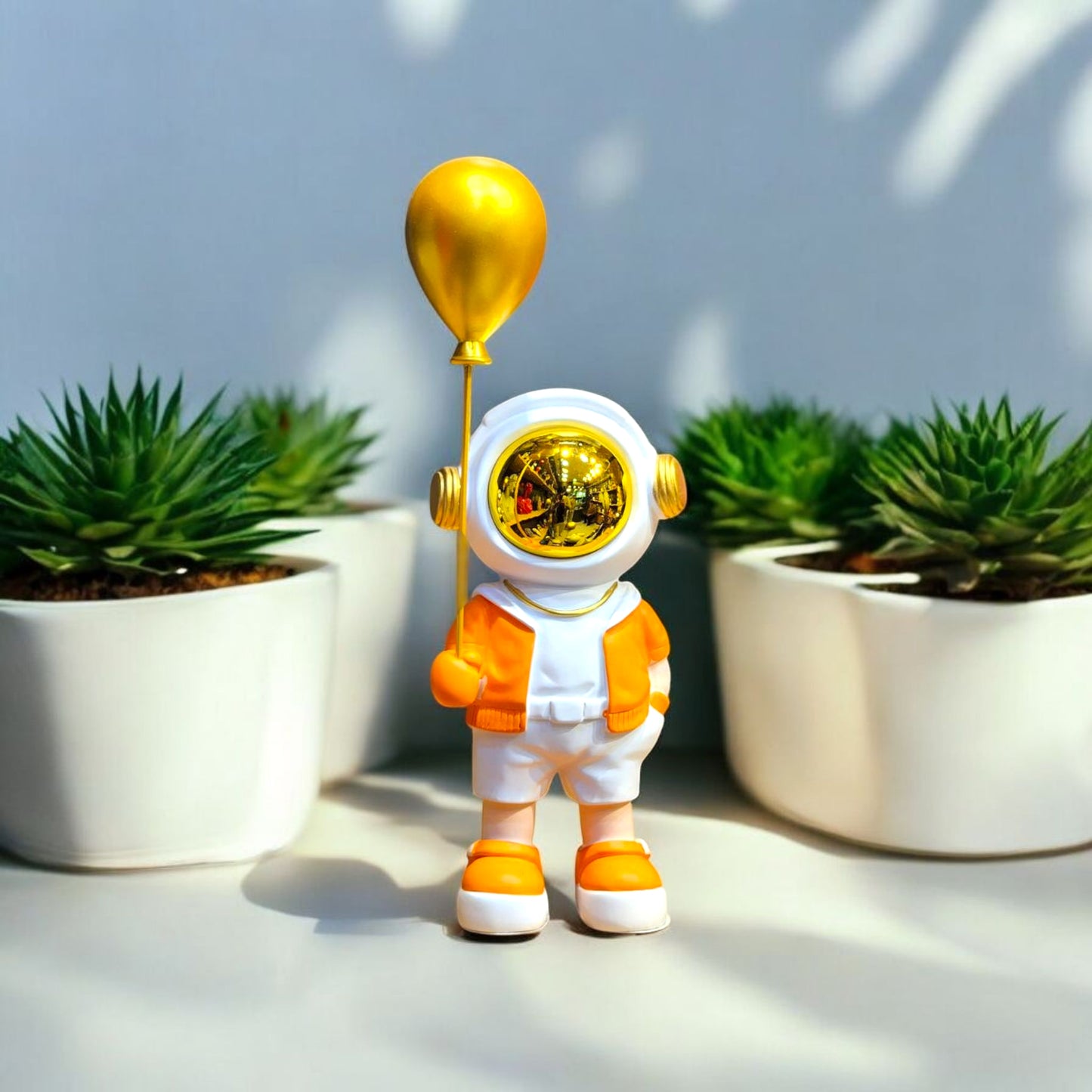 Cute Astronaut Figurine with Balloon
