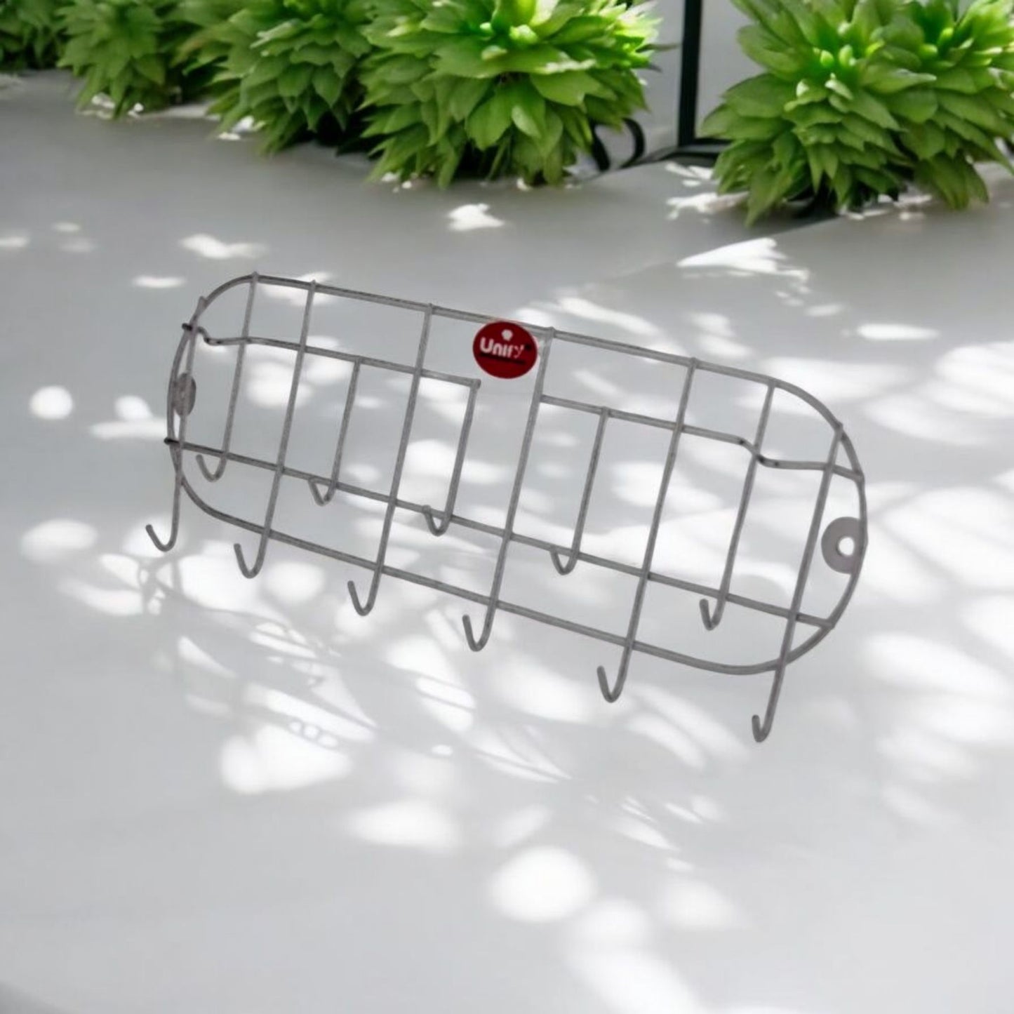 Stainless Steel Wall-Mount Kitchen Hook Rack