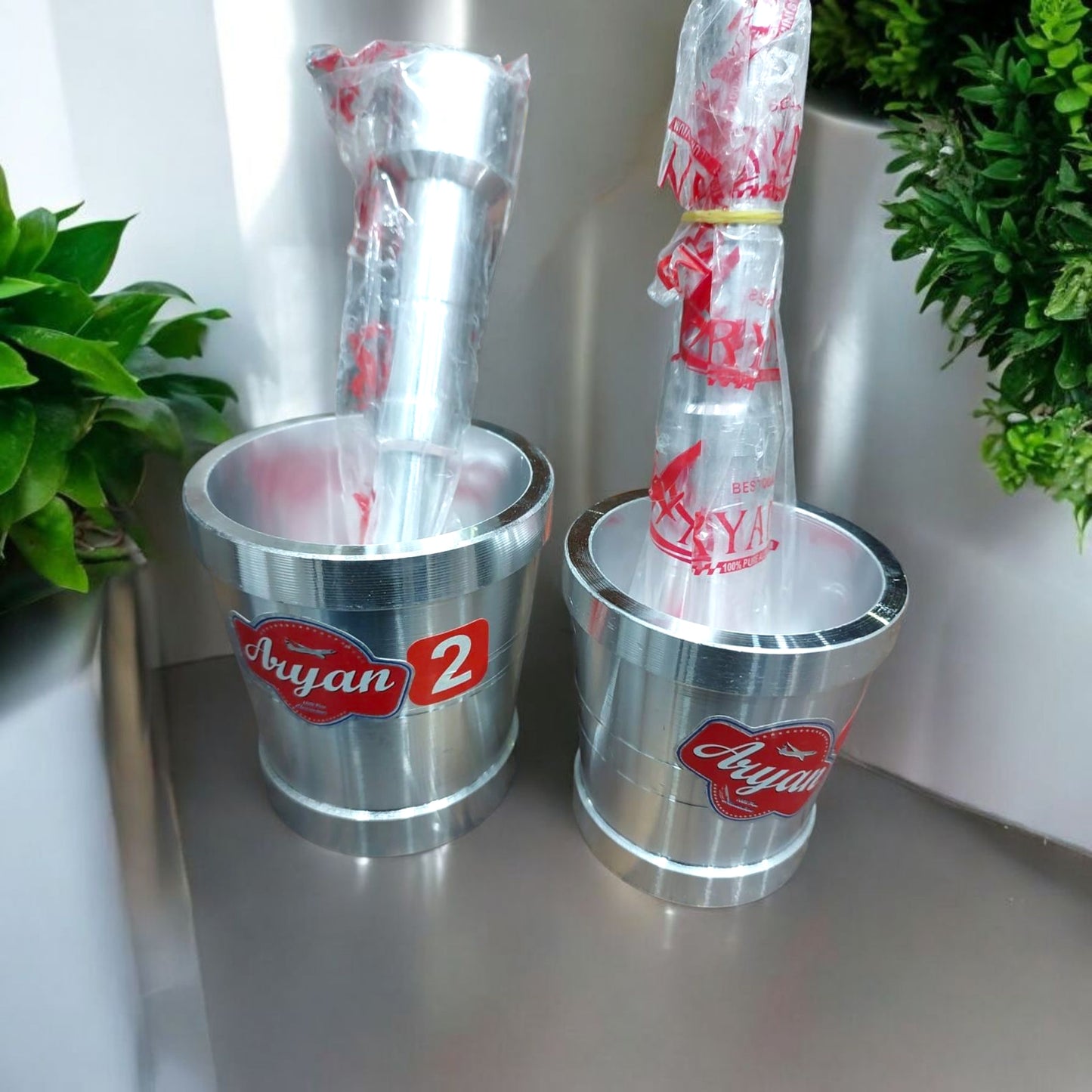 Aluminum Mortar and Pestle Set