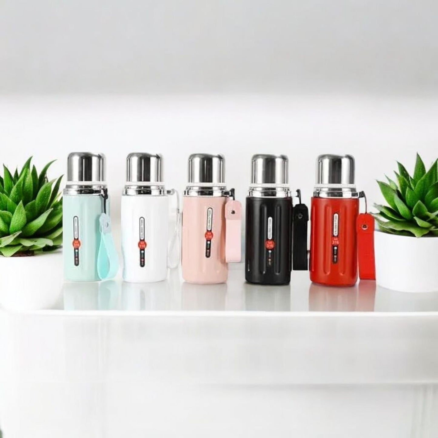 Vacuum Water Bottle with Cup Lid 800ml