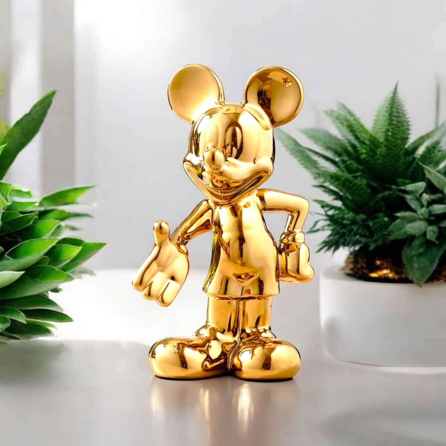Gold Mickey Mouse Figurine