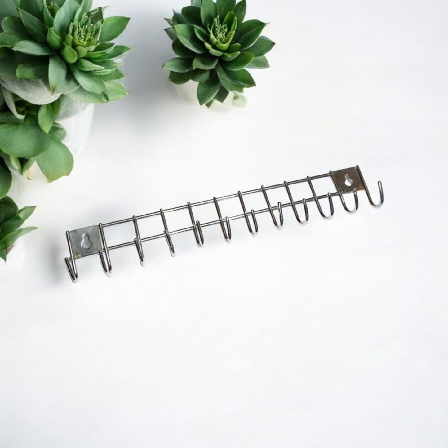 Wall-Mount Multi-Hook Rack