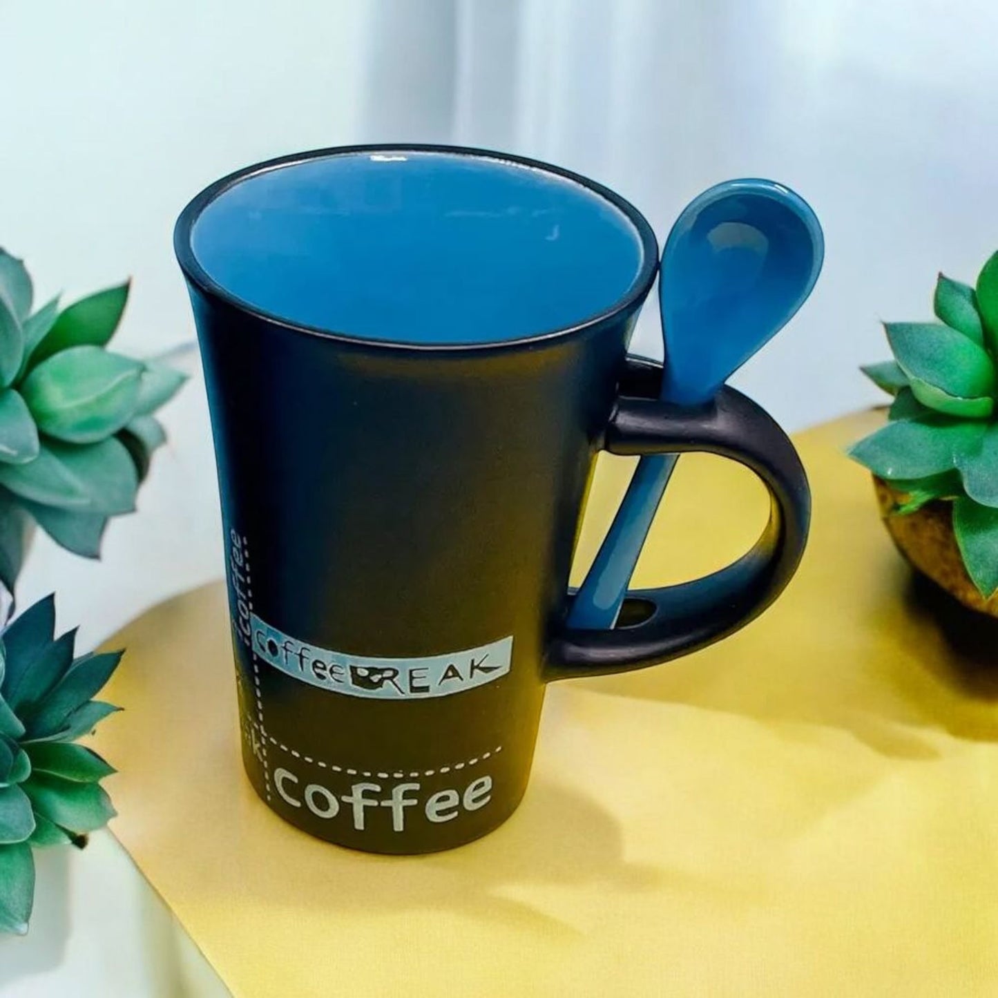 Coffee Mug With Spoon 250ml