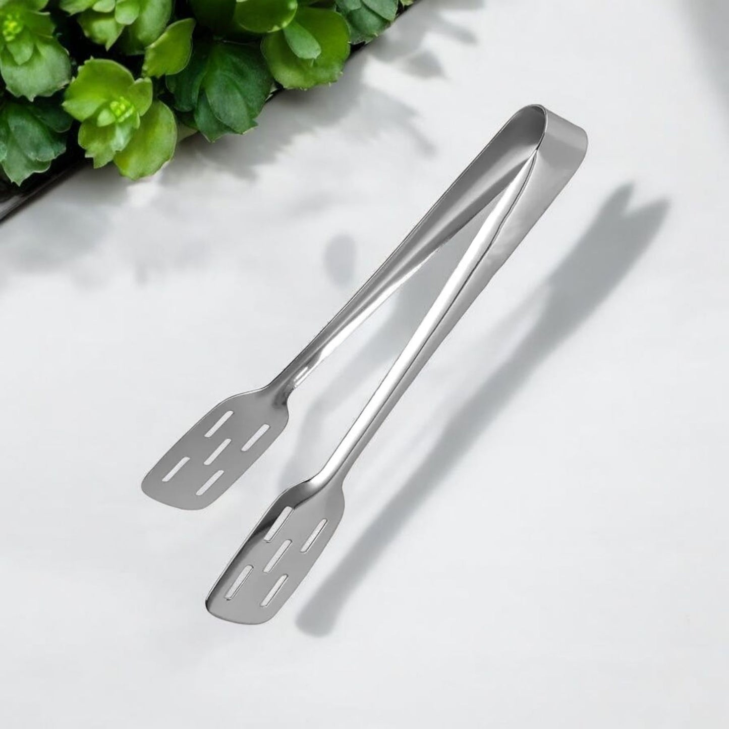 Stainless Steel Slotted Serving Tong