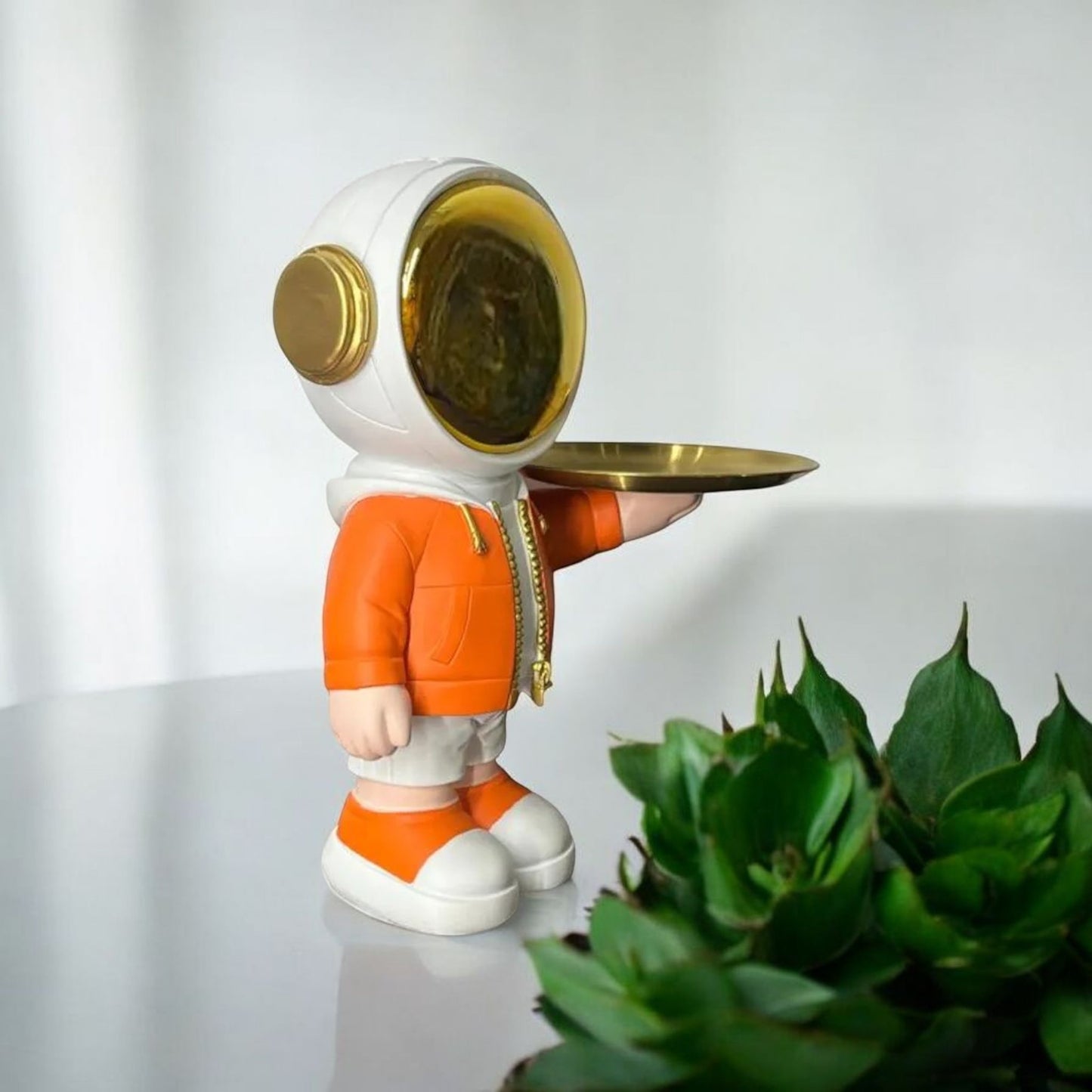 Astronaut Figurine with Tray
