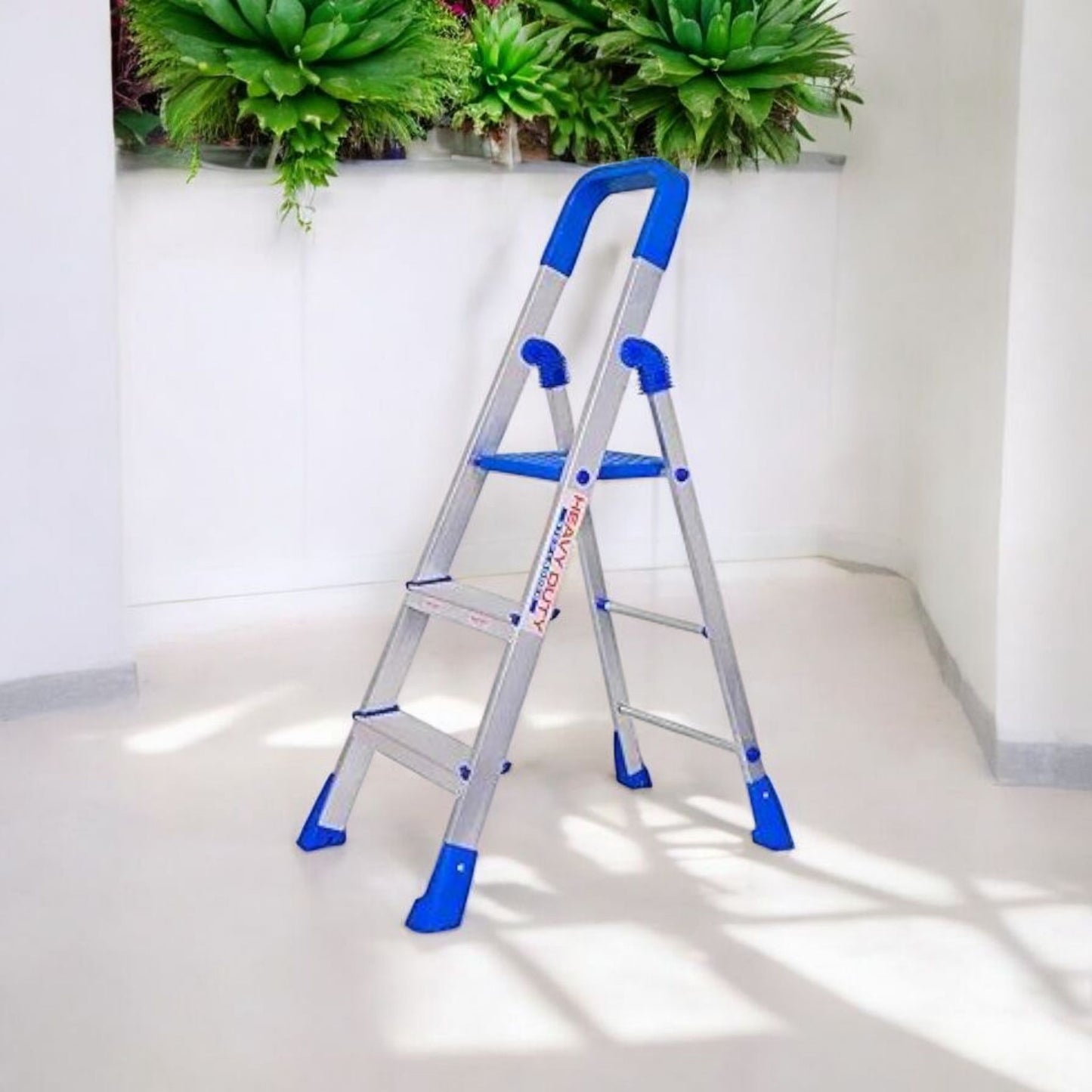 Heavy-Duty 3-Step Folding Ladder