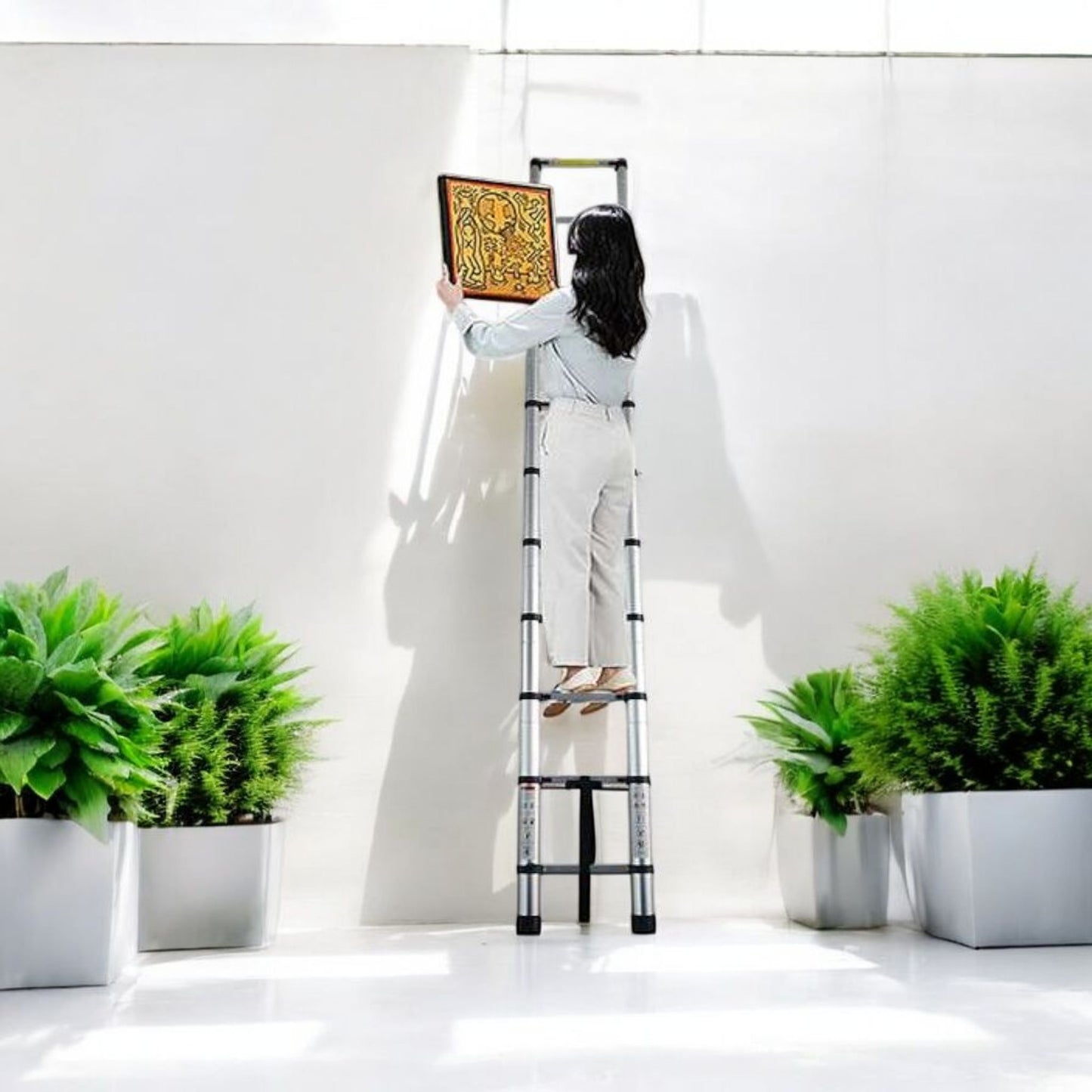Portable Aluminum Telescopic Ladder