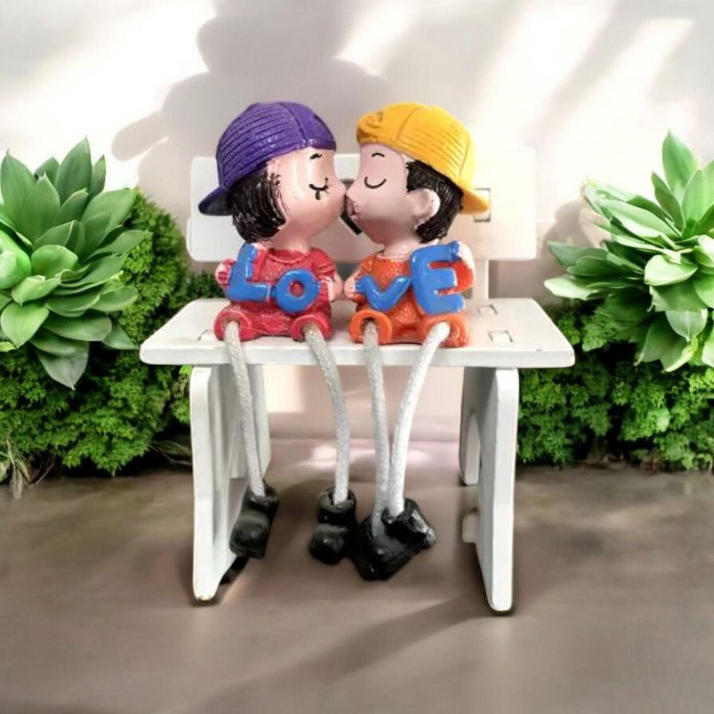 Adorable Couple Love Figurine Set