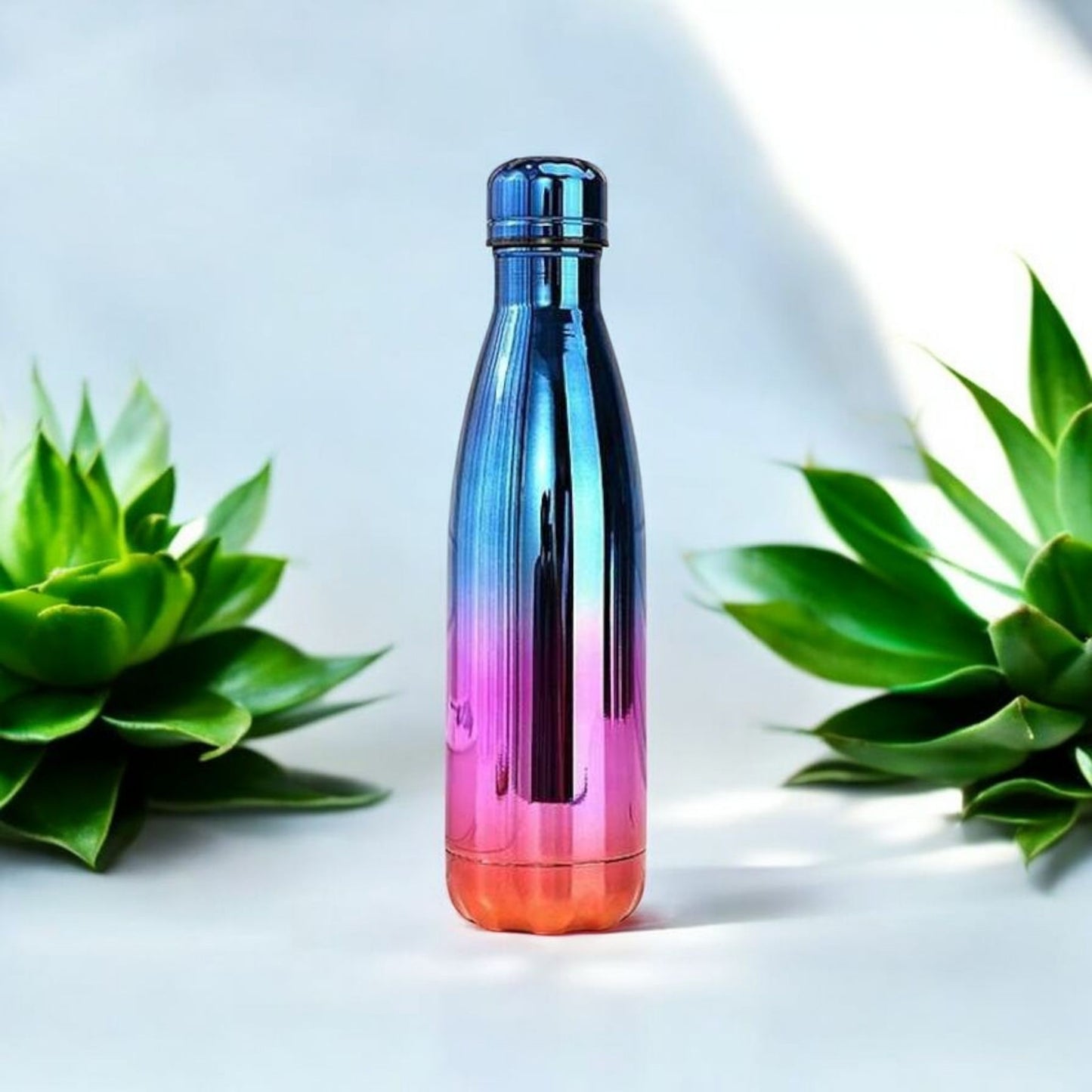 Rainbow Chrome Insulated Water Bottle 500ml