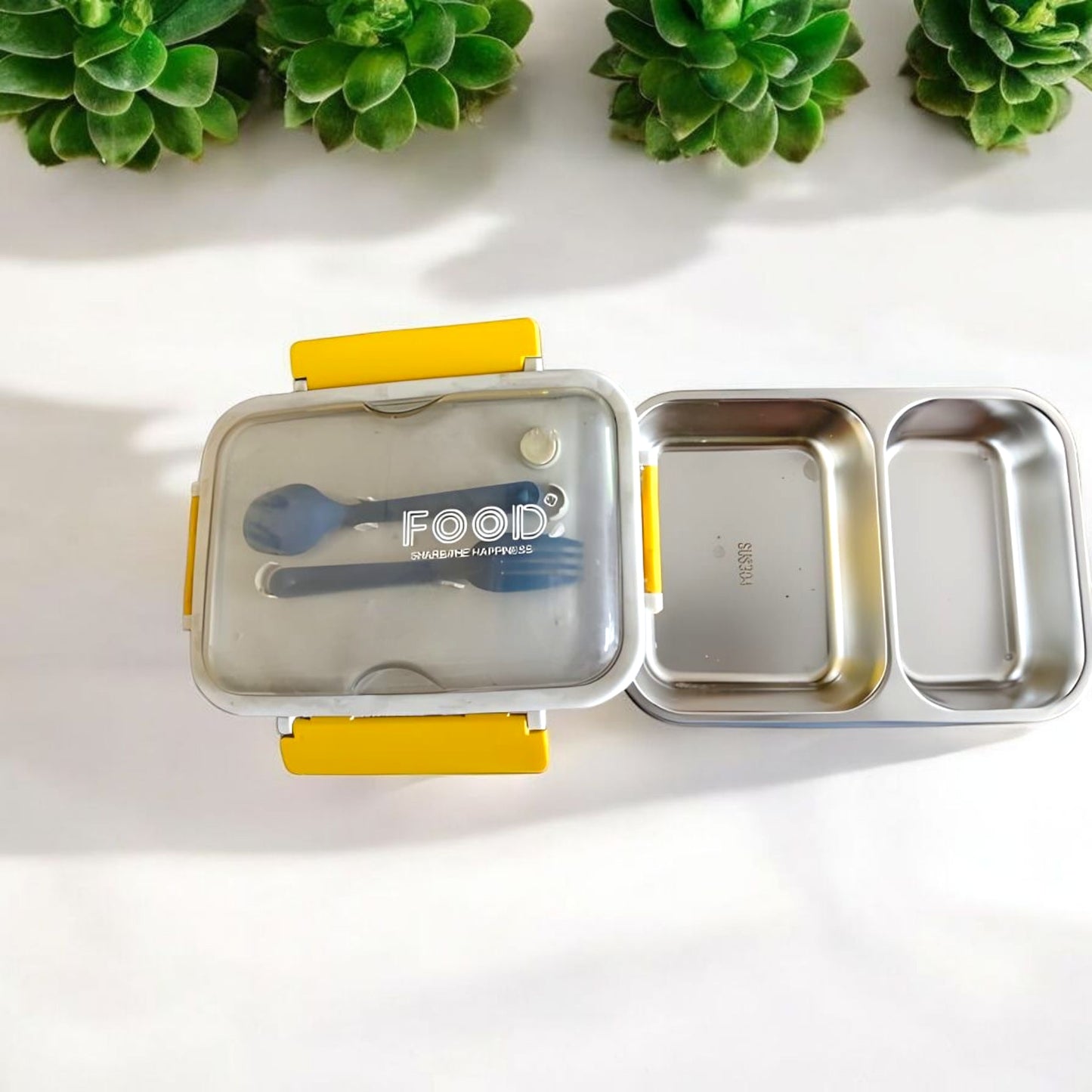 Stainless Steel Lunch Box with Spoon