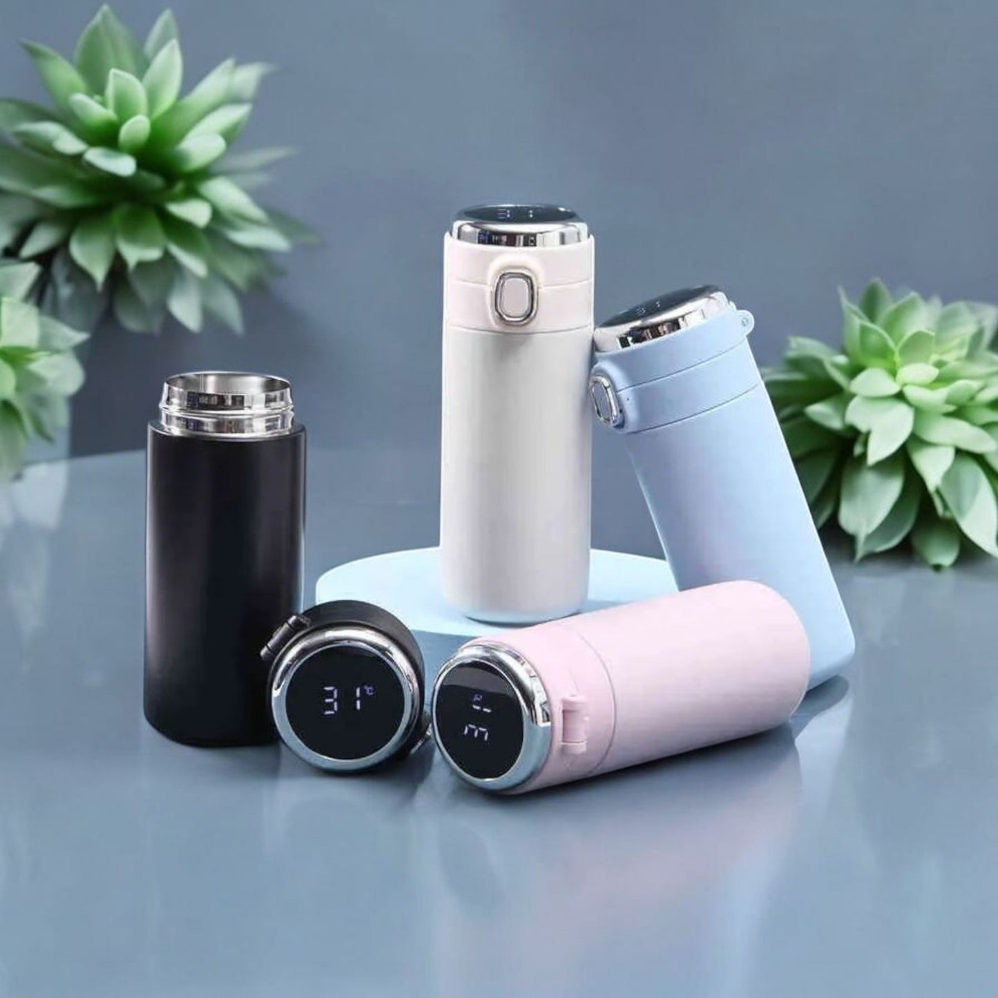 Smart Temperature Display Thermos Bottle 420ml