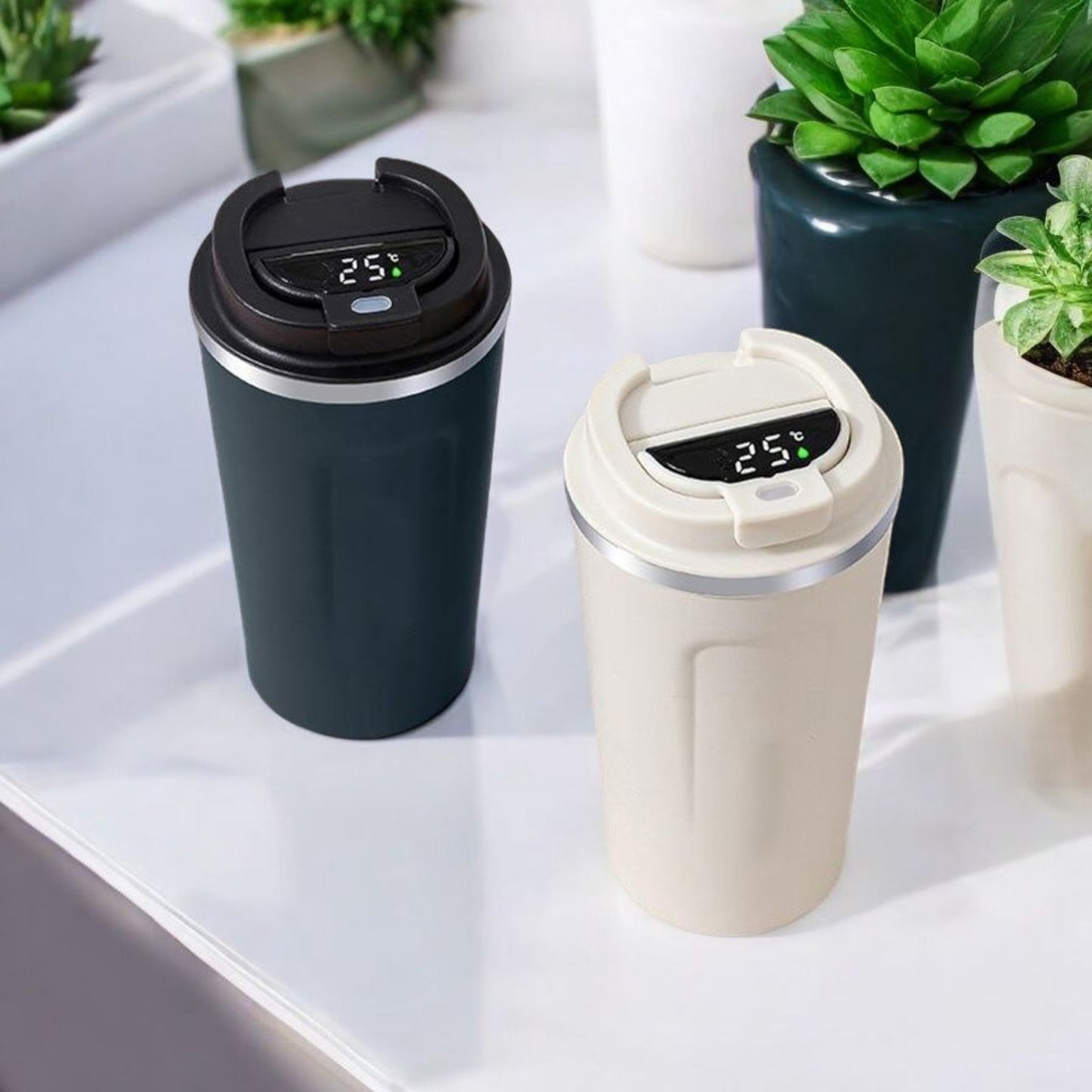 Temperature Display Travel Mug