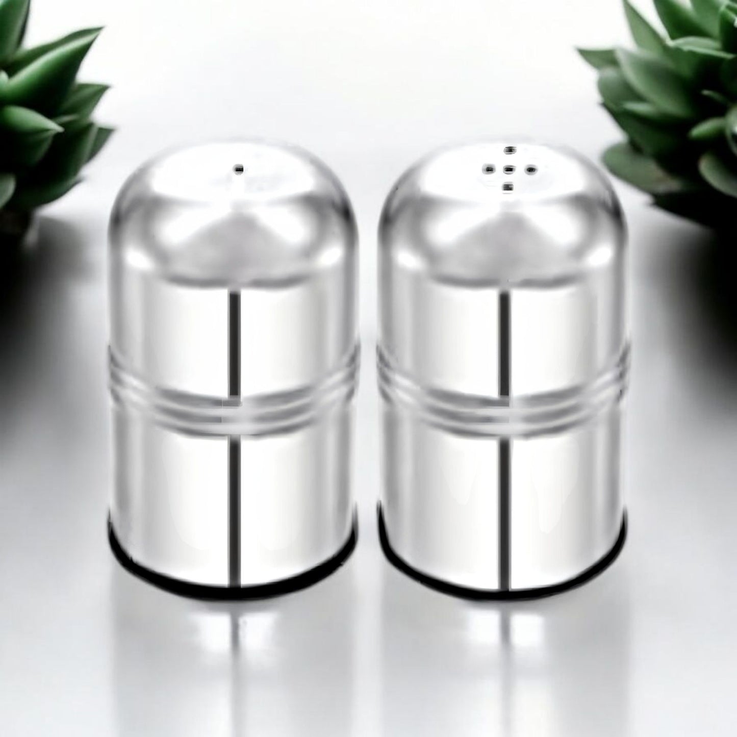 Stainless Steel Salt & Pepper Shaker Set