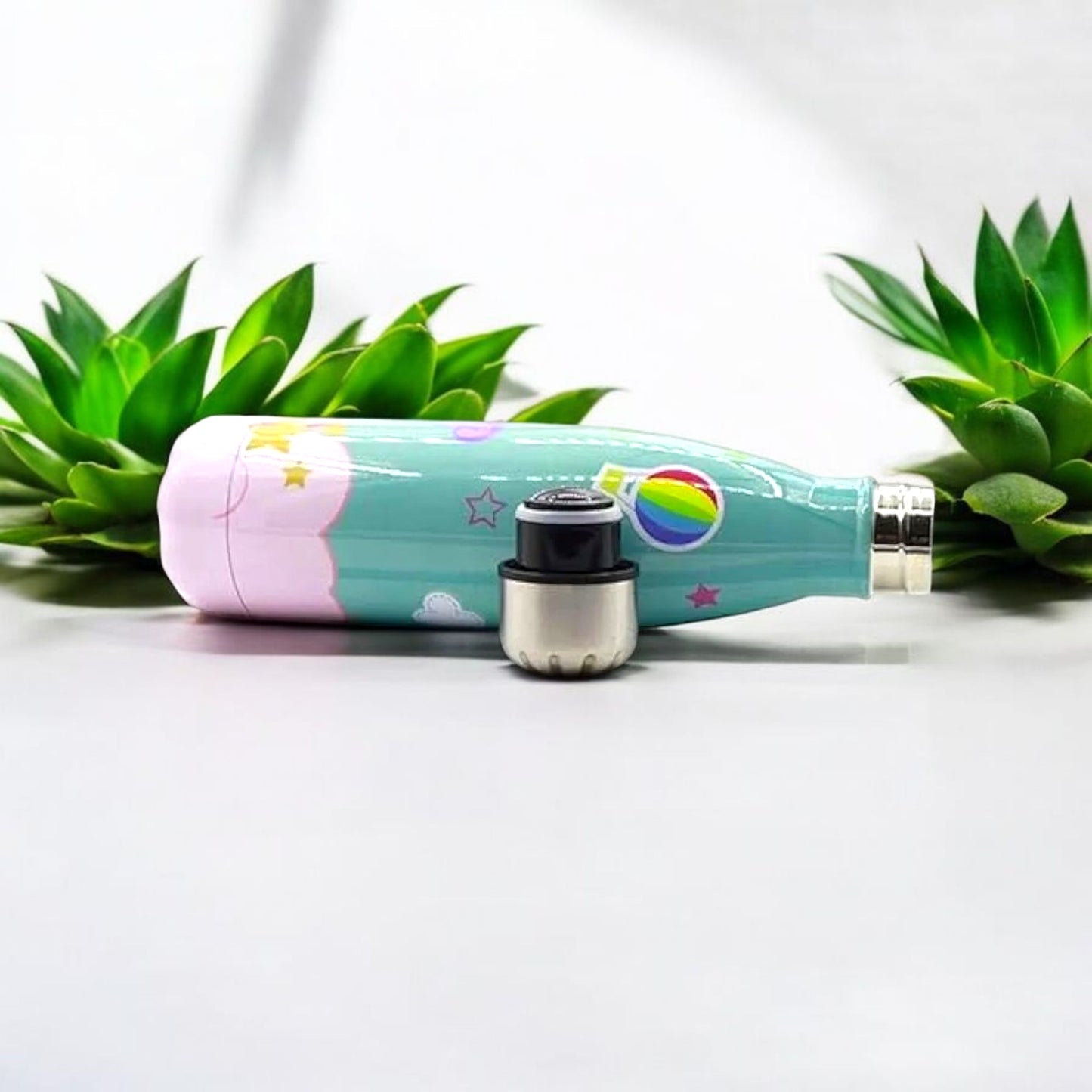 Cute Unicorn Printed Steel Bottle 500ml