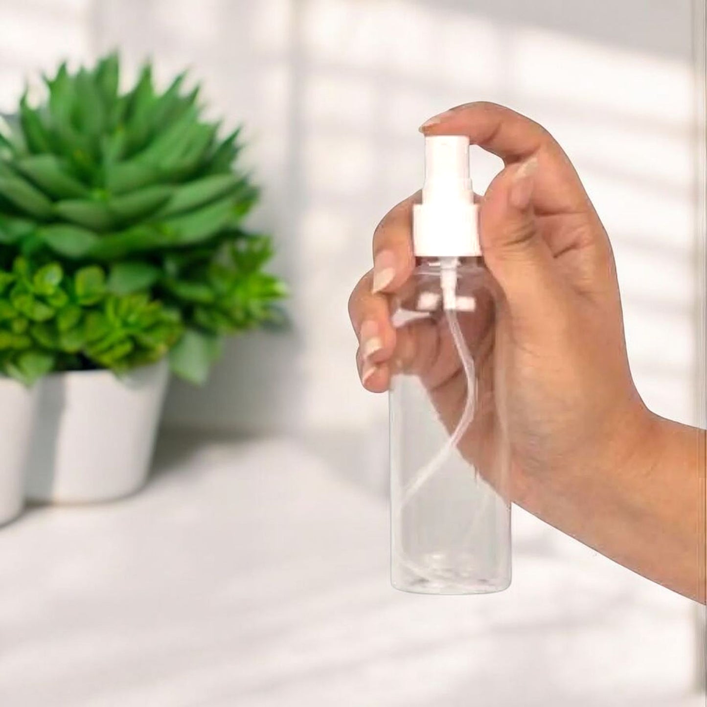 Refillable Clear Travel Spray Bottles Set 50ml