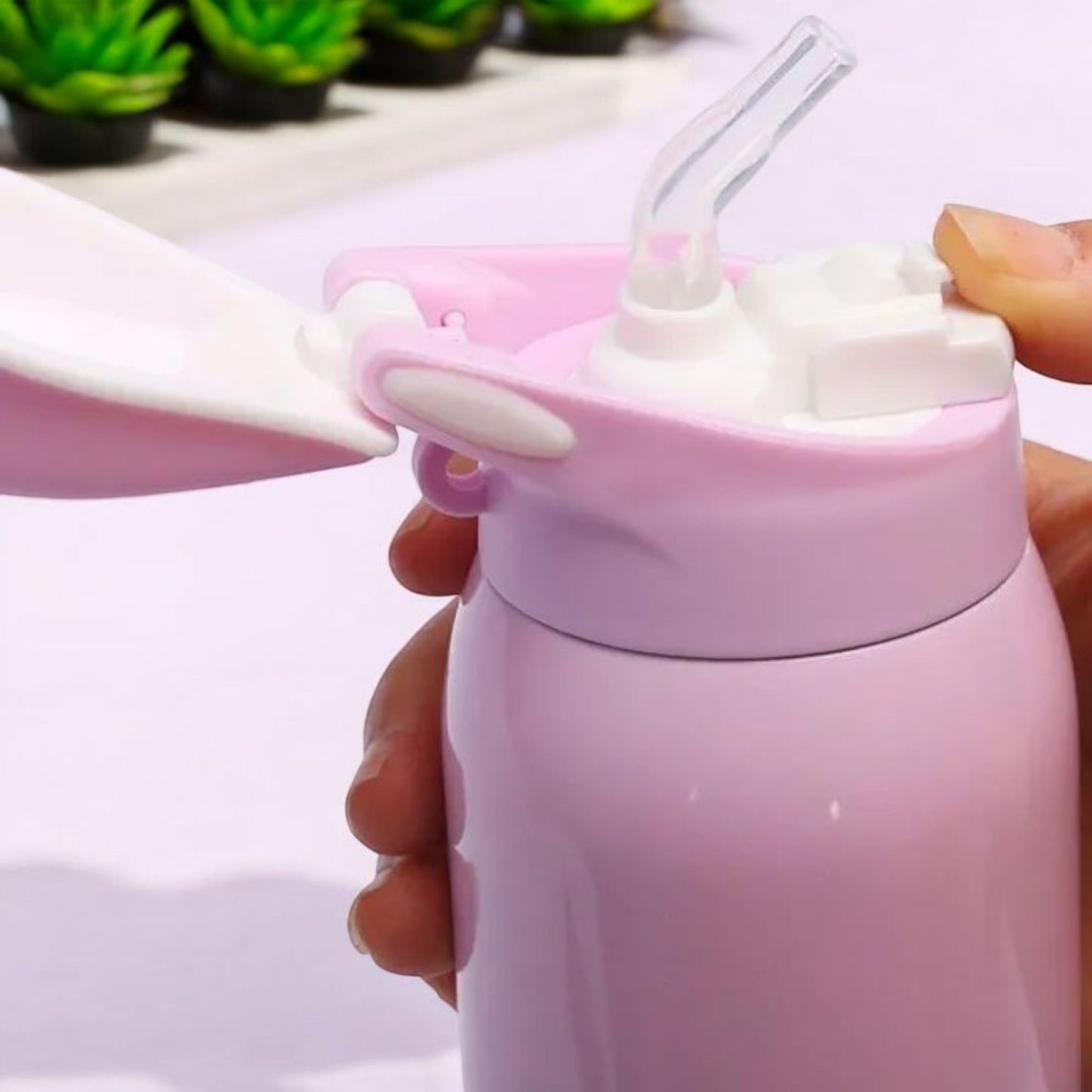 Pastel Gradient Straw Lid Water Bottle 500ml