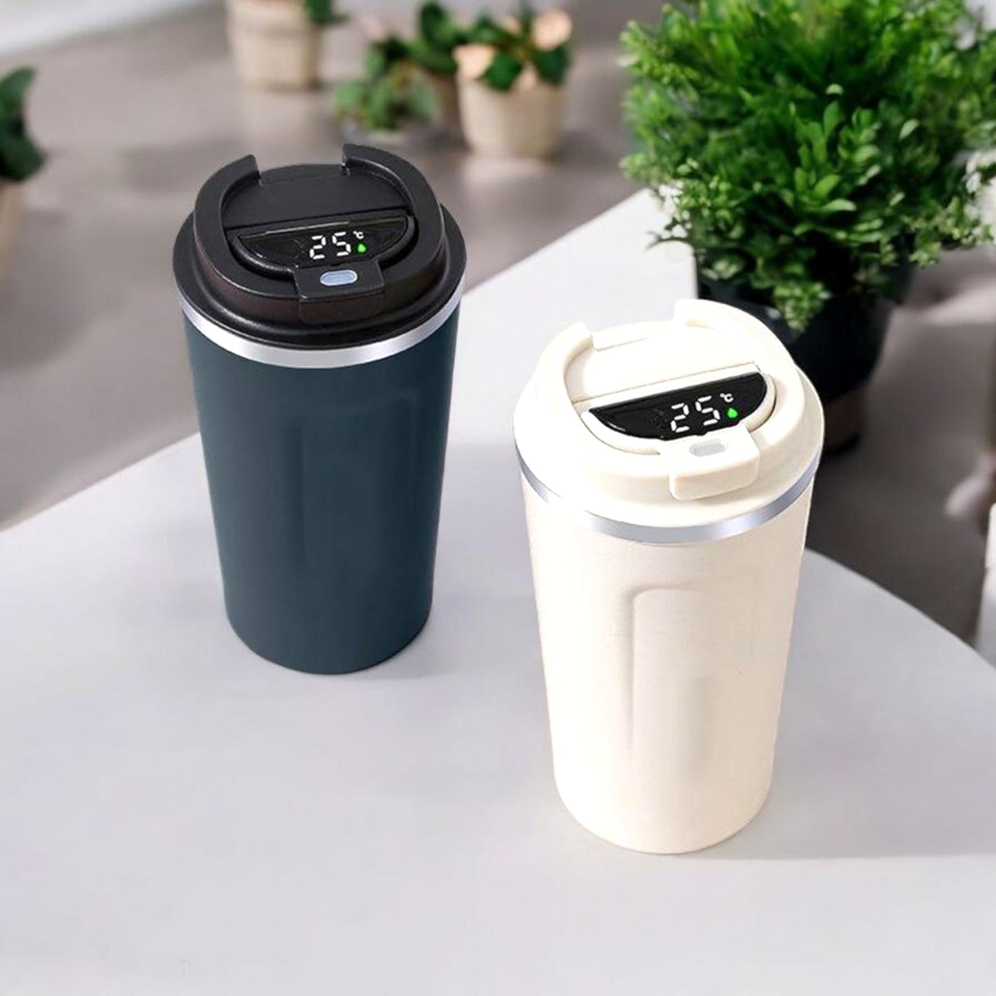 Temperature Display Travel Mug