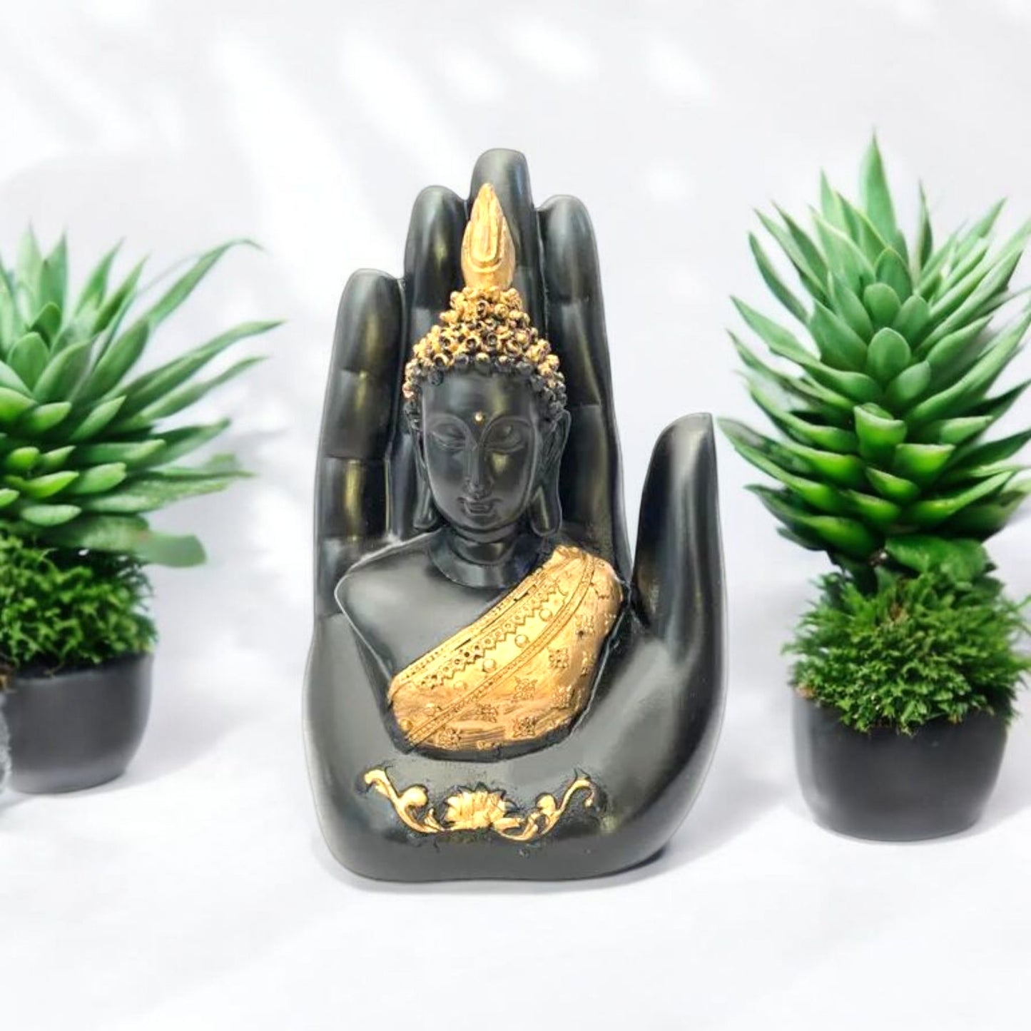 Elegant Buddha Hand Figurine Decor