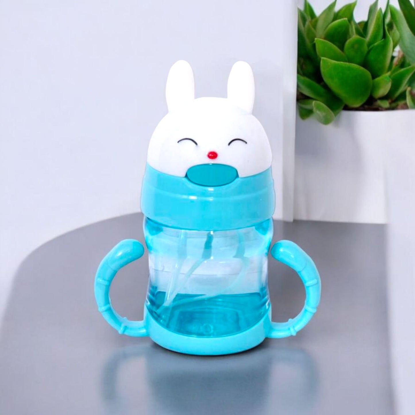 Cute Bunny Sipper Cup with Handle