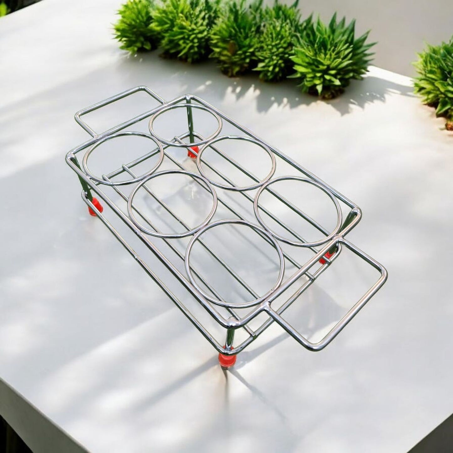 Stainless Steel Glass Stand